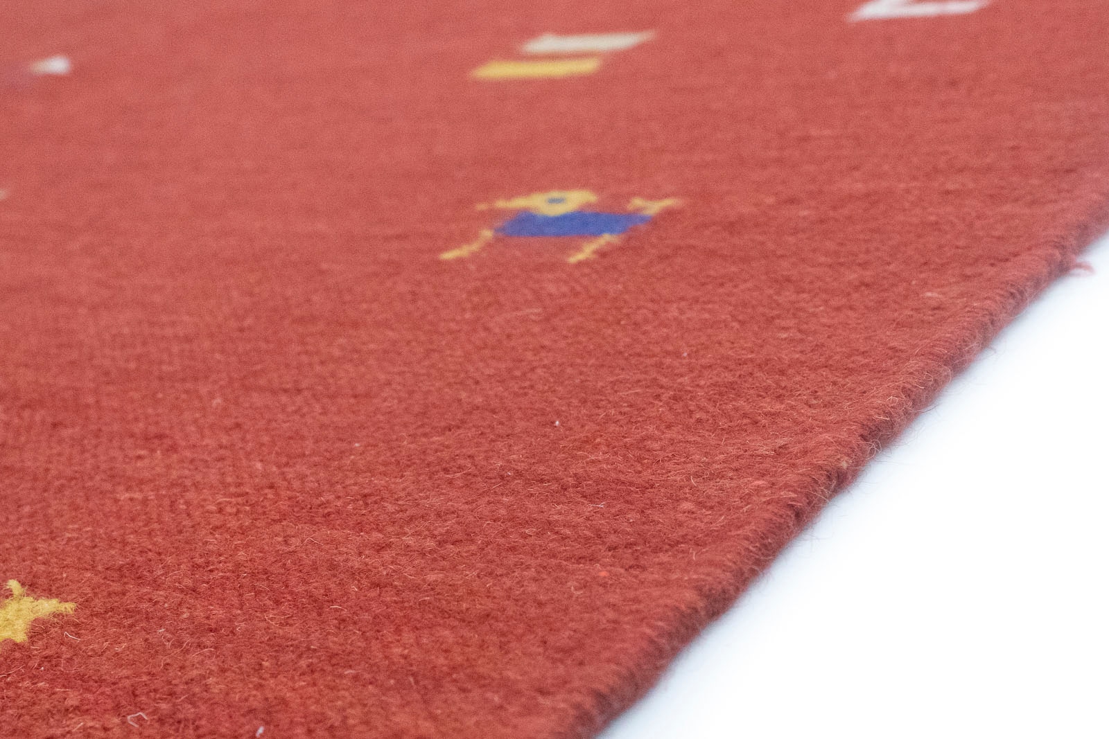 morgenland Wollteppich »Kelim Teppich handgewebt rost«, rechteckig, Kurzflor