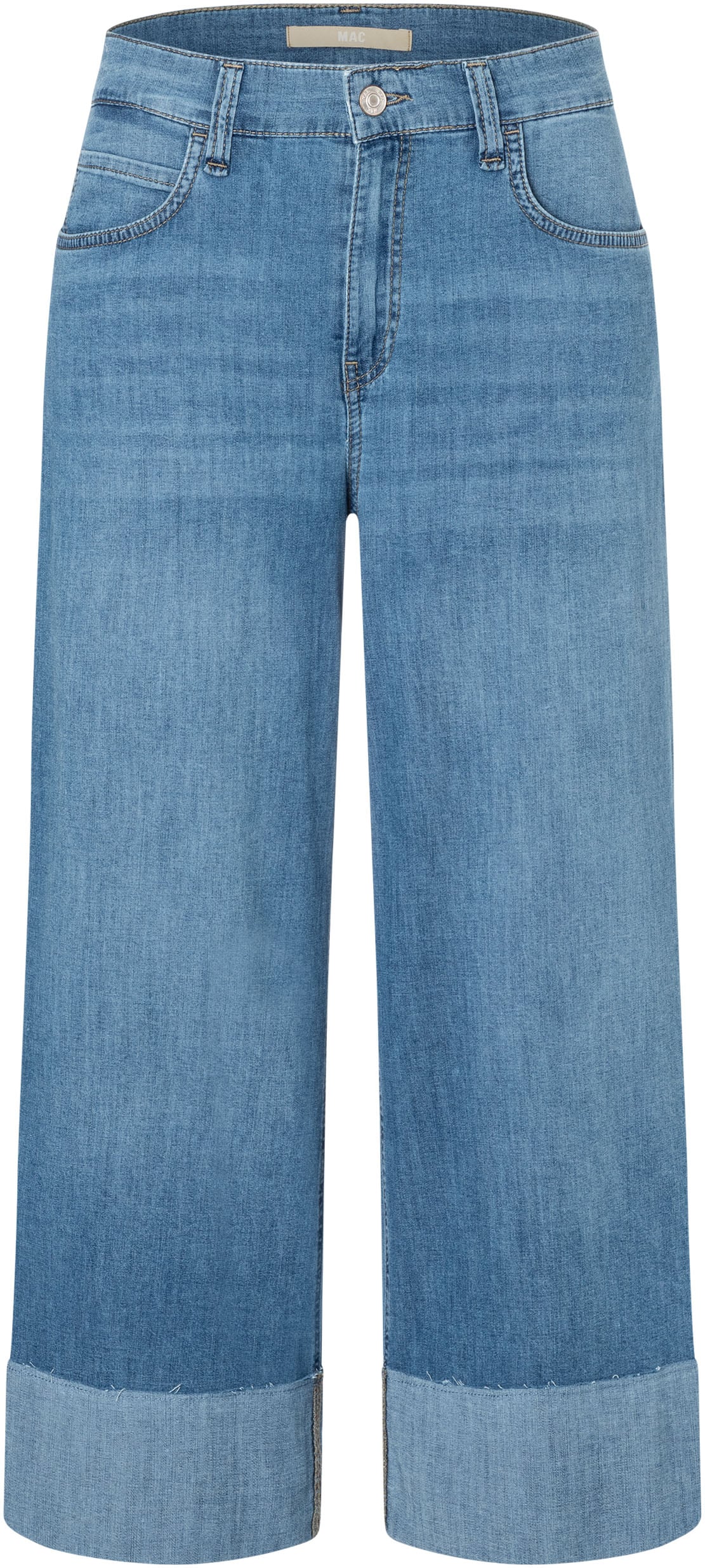MAC Straight-Jeans "NEVADA cropped" im Five-Pocket Style