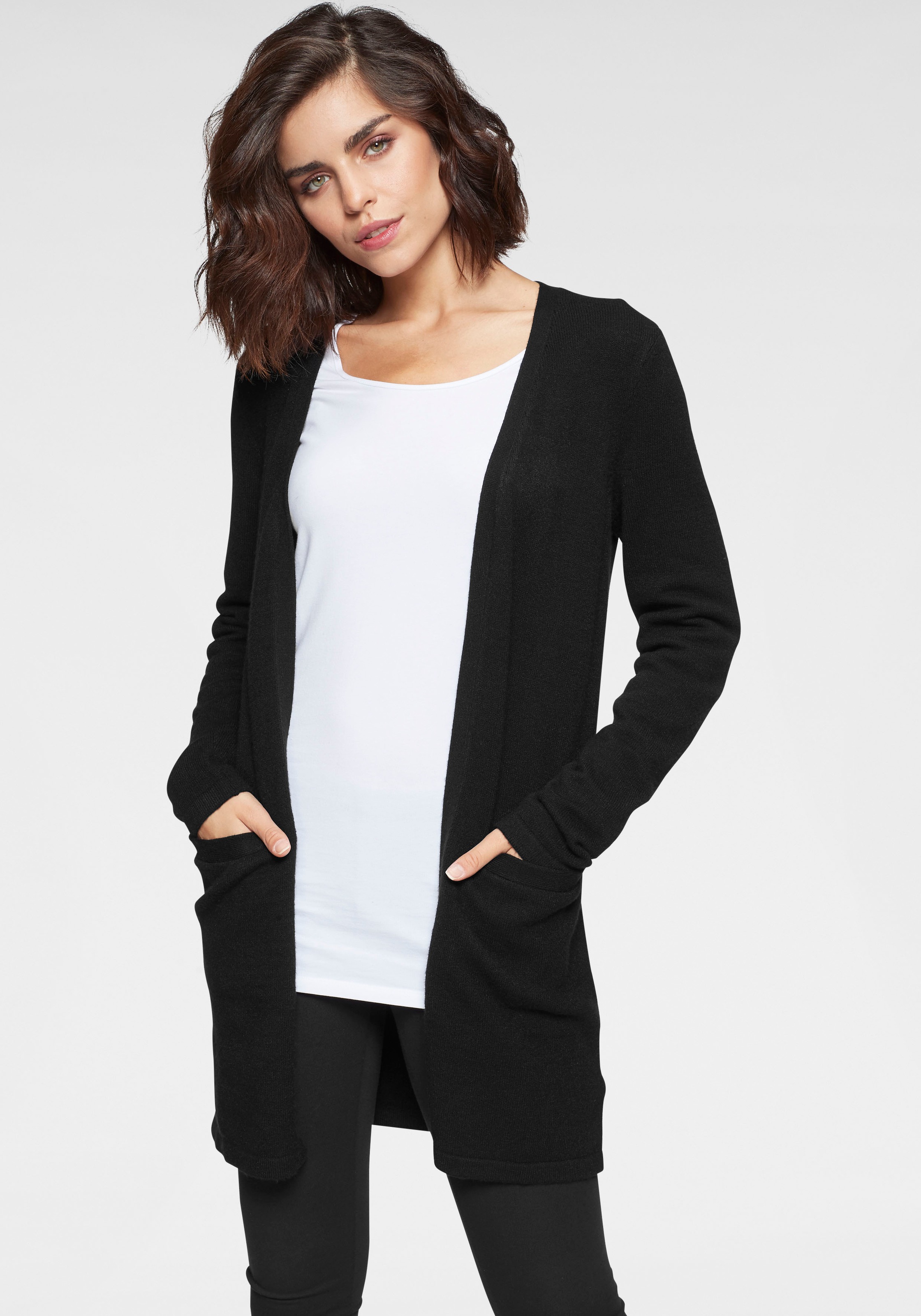 Tamaris Strickjacke mit Taschen