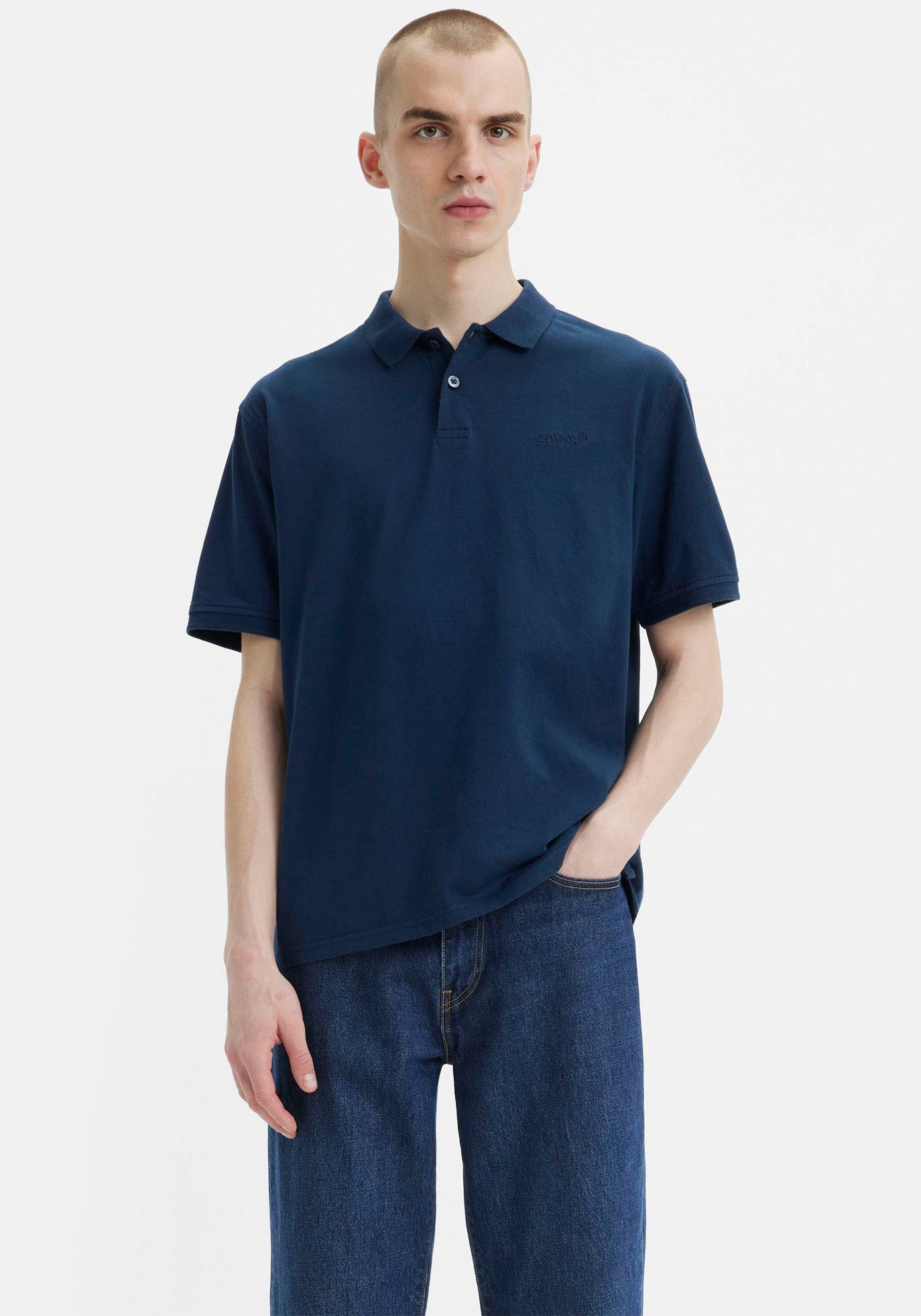 Levi's® Poloshirt mit Logo-Stickerei