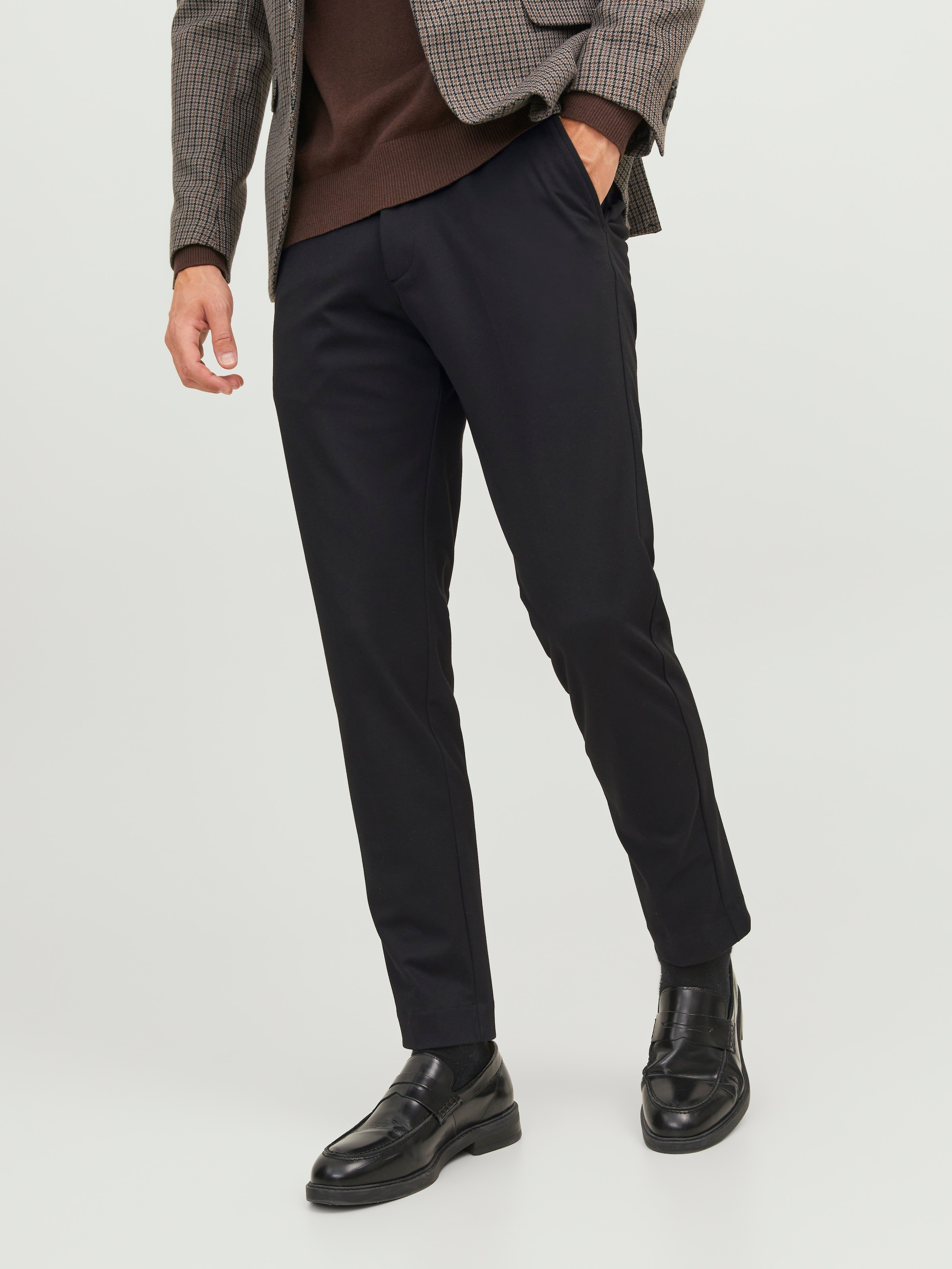 Jack & Jones Chinohose »JPSTMARCO – Chinohose mit mittlerer Taille, Slim Fit, bequem« unifarben, modisch, slim fit, Web