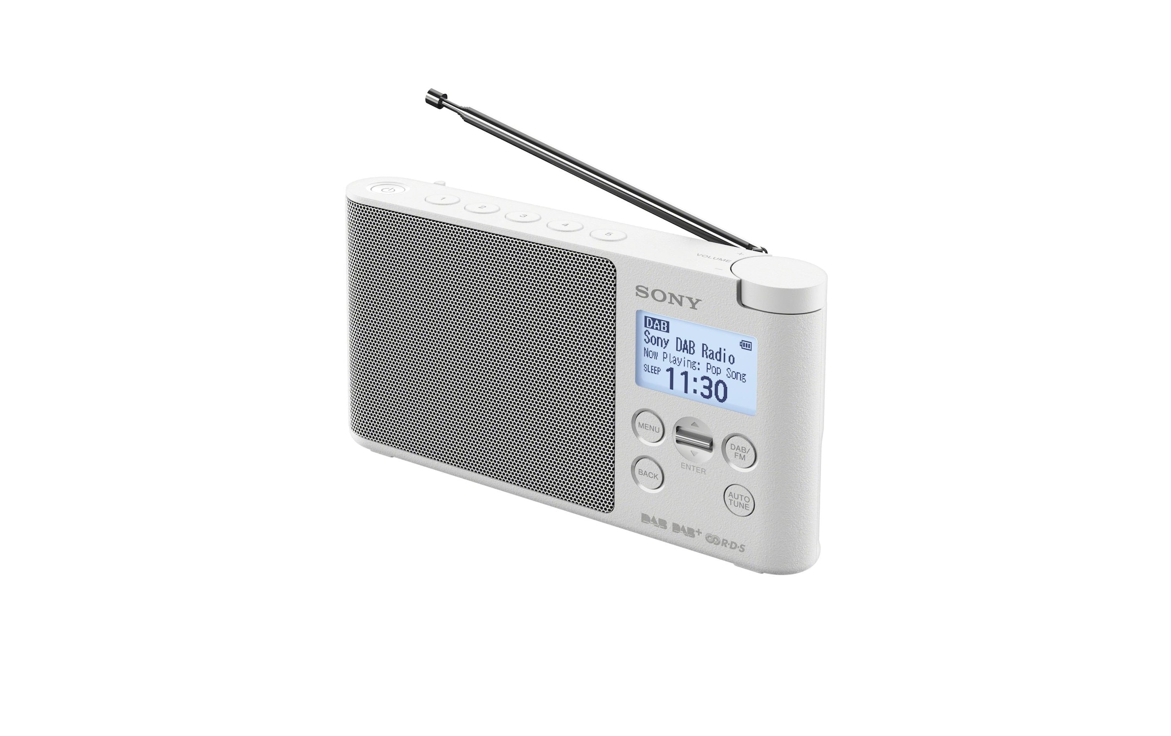 ➥ Sony Digitalradio (DAB+) »XDR-S41D Weiss«, (Digitalradio (DAB+)-FM-Tuner)  jetzt shoppen | Jelmoli-Versand | Radios
