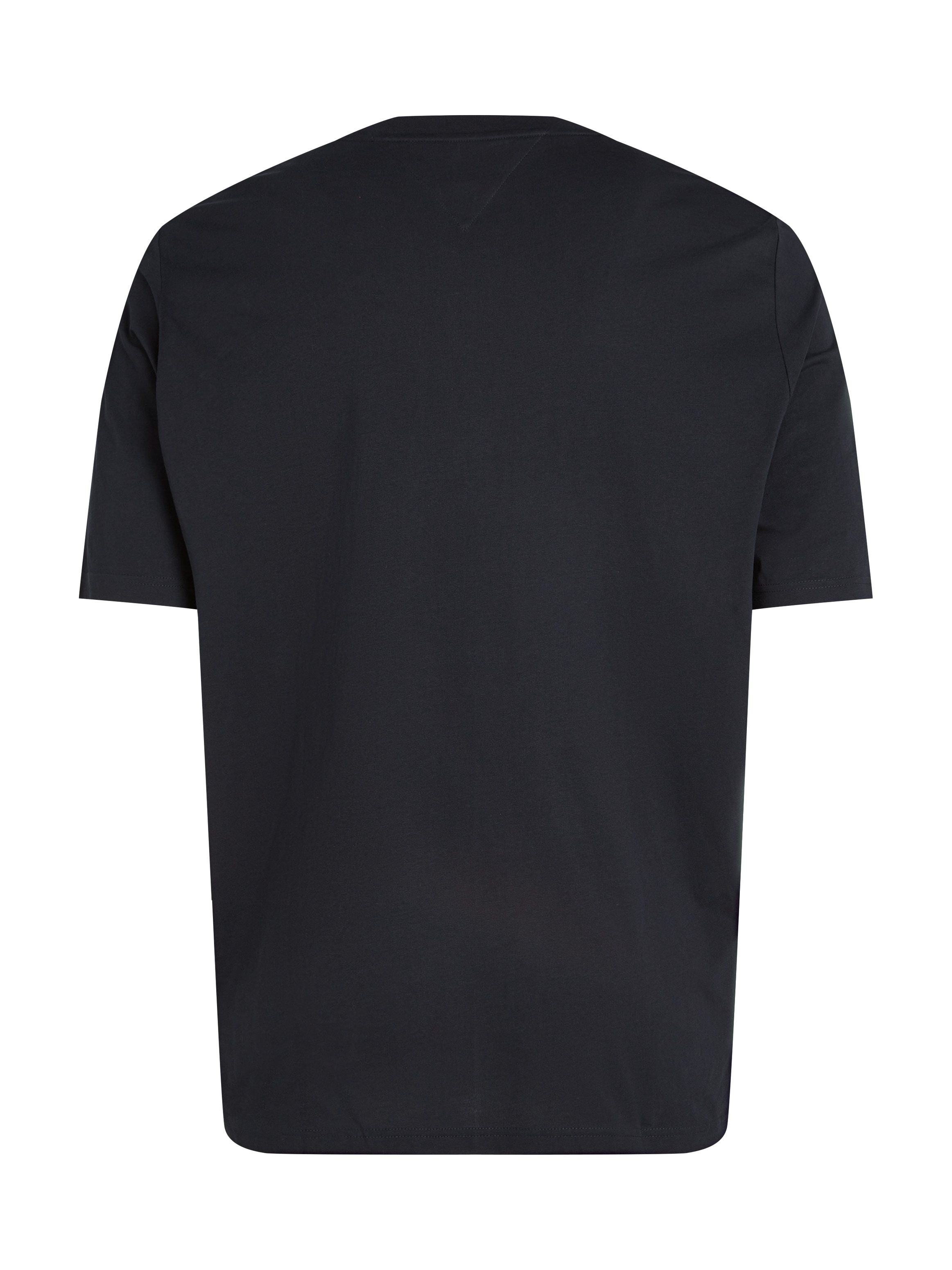 Tommy Hilfiger Big & Tall T-Shirt »BT-HILFIGER CENTER STACK TEE-B«, Grosse Grössen, mit mehrfarbigen Print