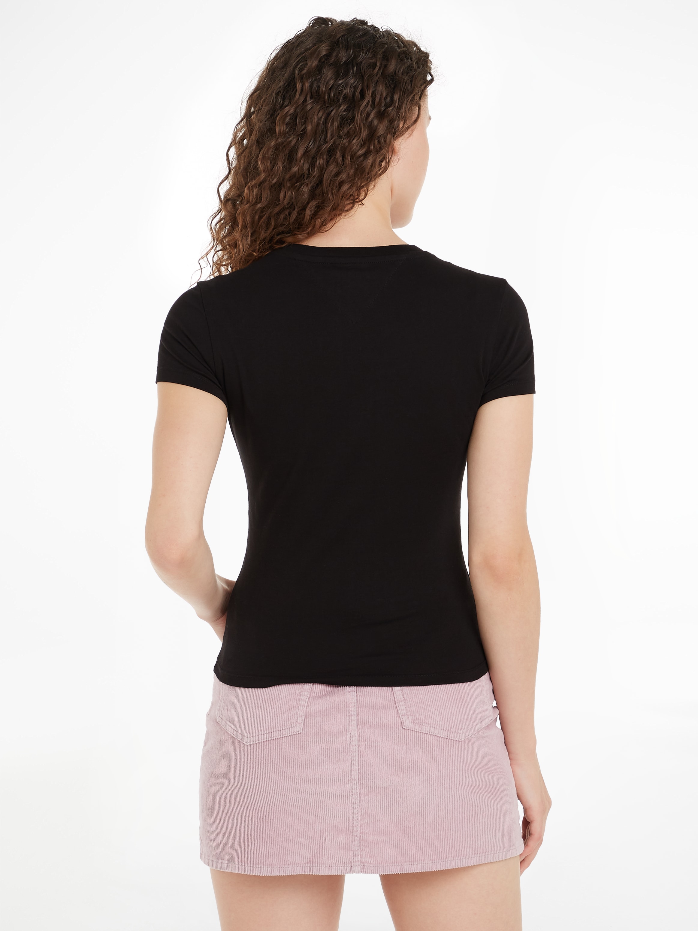 Tommy Jeans Curve T-Shirt »TJW SLIM LINEAR TEE EXT«, in Grosse Grössen