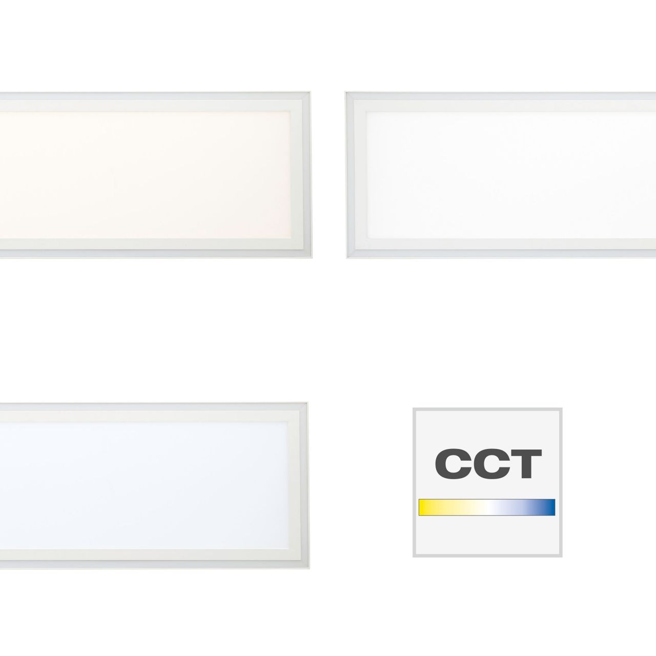 Brilliant LED Panel »Lanette«, 1 flammig, LED Deckenlampe 120x30cm weiss