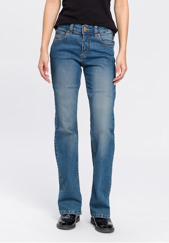 Arizona Bootcut-Jeans »Svenja - Bund mit seitlichem Gummizugeinsatz«, High Waist kaufen
