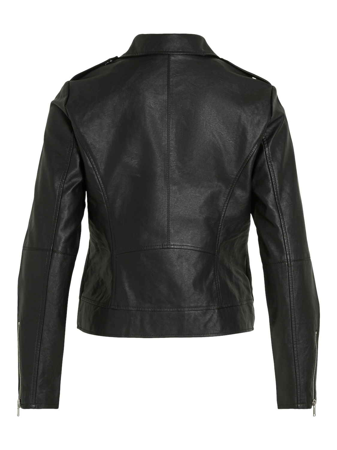 Vila Lederimitatjacke »VICARA COATED JACKET - NOOS«, mit Biker Details