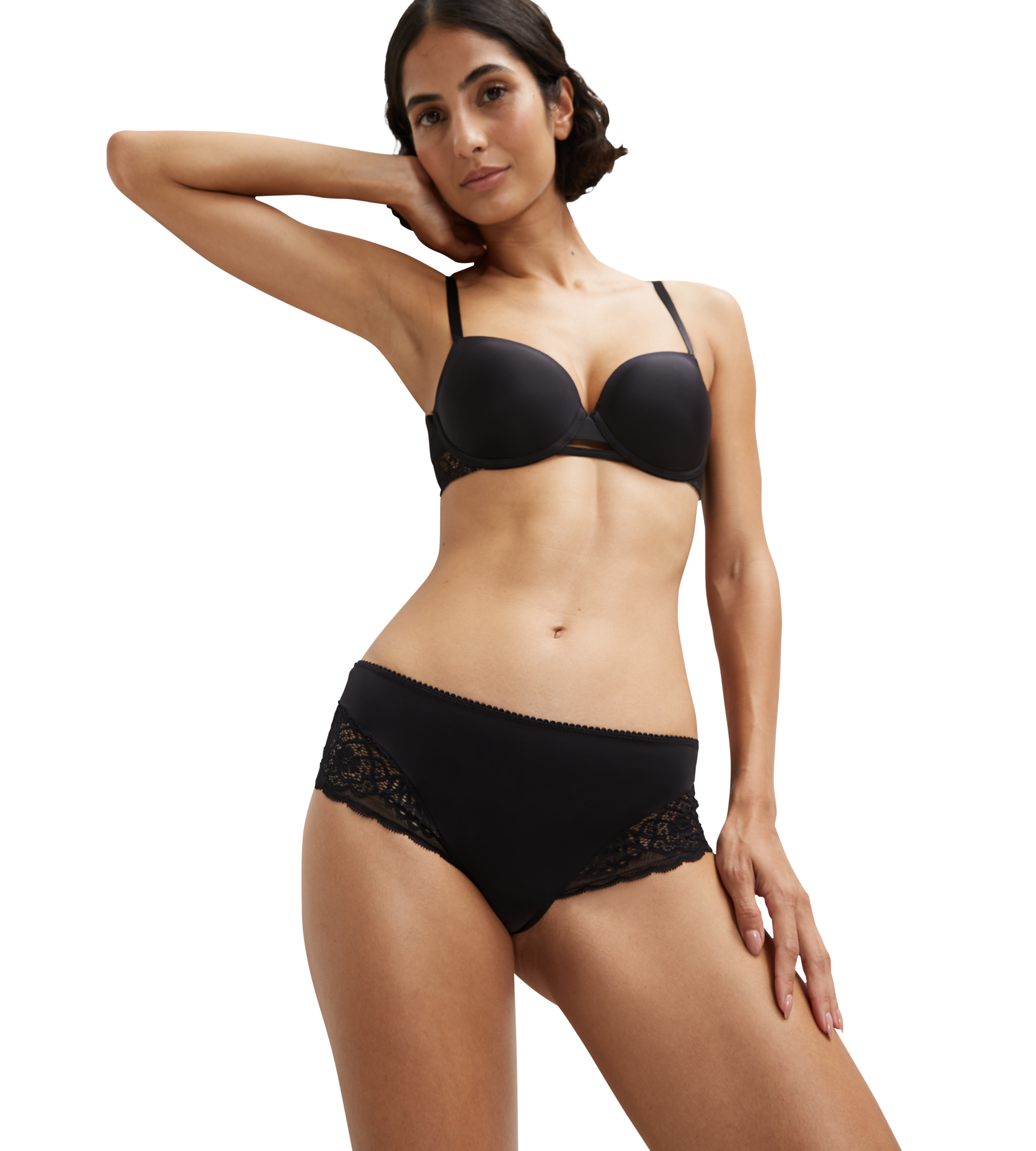 Triumph Hipster »Amourette Spotlight X«, florale Spitzendetails, gewellte Abschlüsse