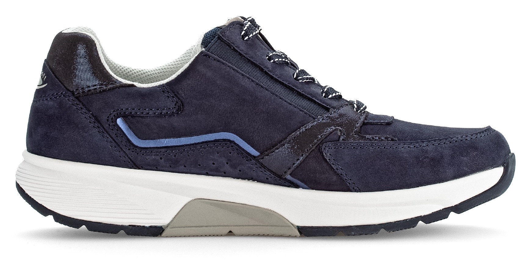 Gabor Rollingsoft Keilsneaker, mit OPTIFIT-Wechselfussbett, Freizeitschuh, Halbschuh, Schnürschuh