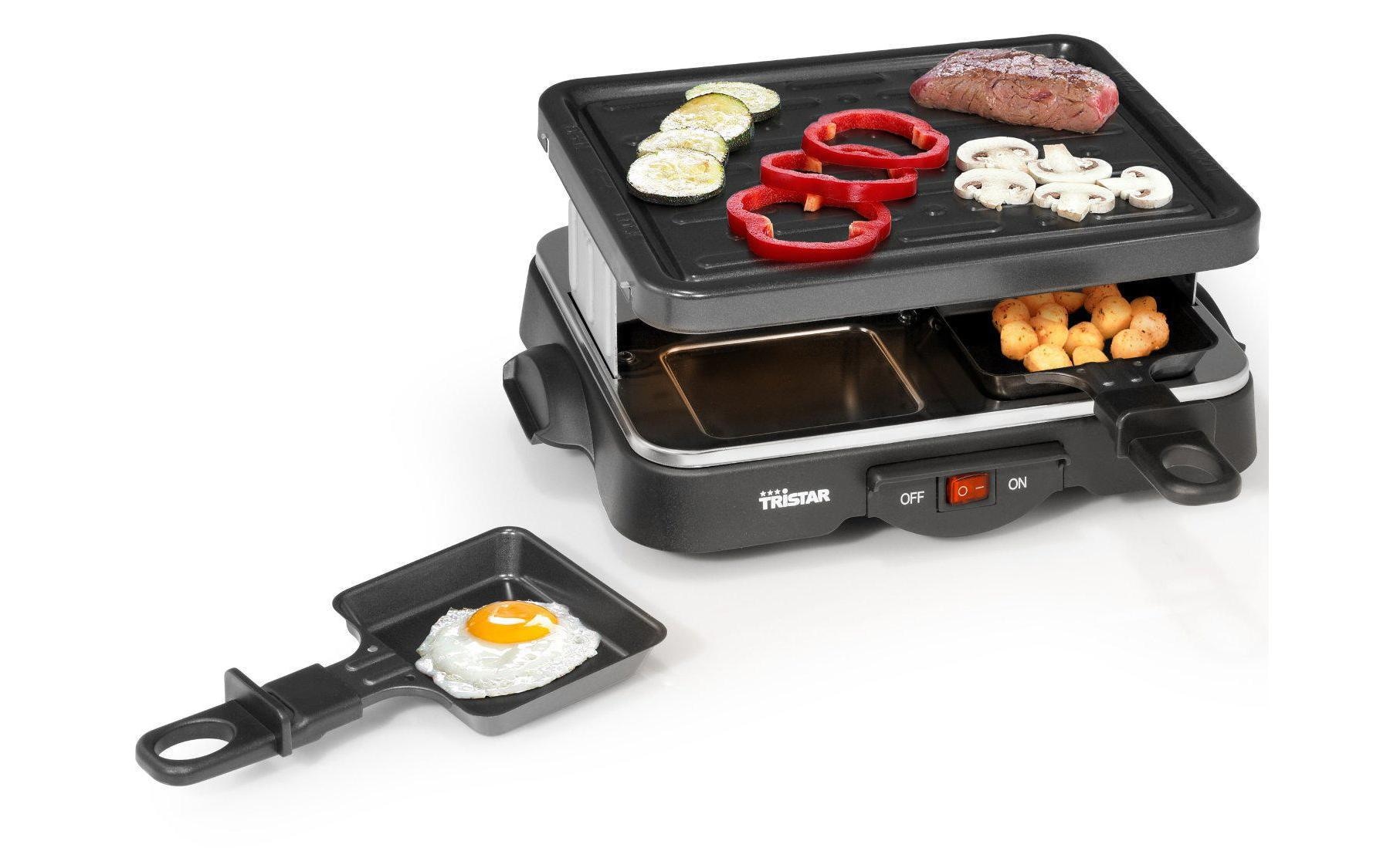 Tristar Raclette »Raclette-Grill«, 4 St. Raclettepfännchen, 500 W