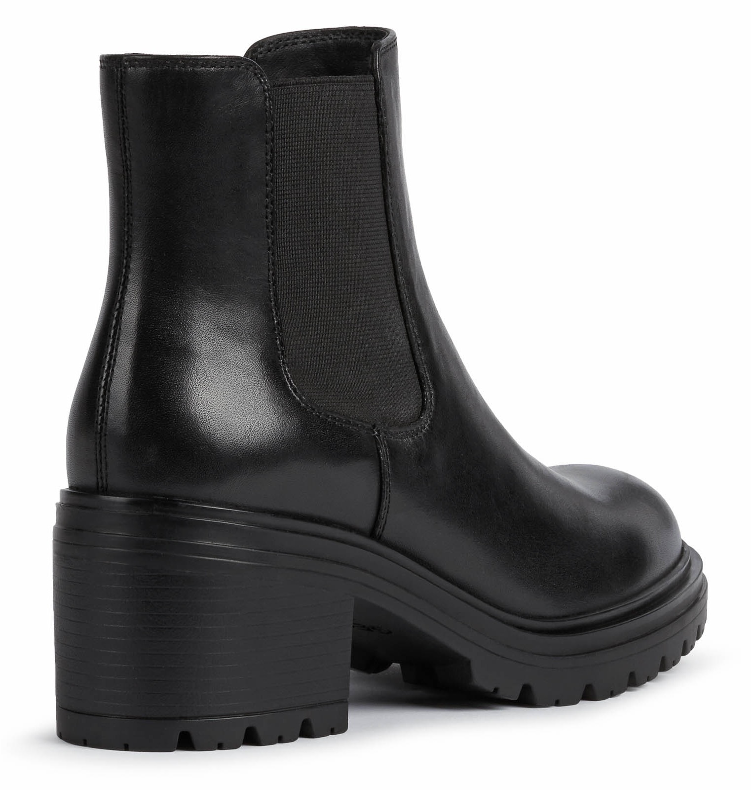 Geox Chelseaboots »D DAMIANA«, Blockabsatz, Stiefelette, zum Schlupfen
