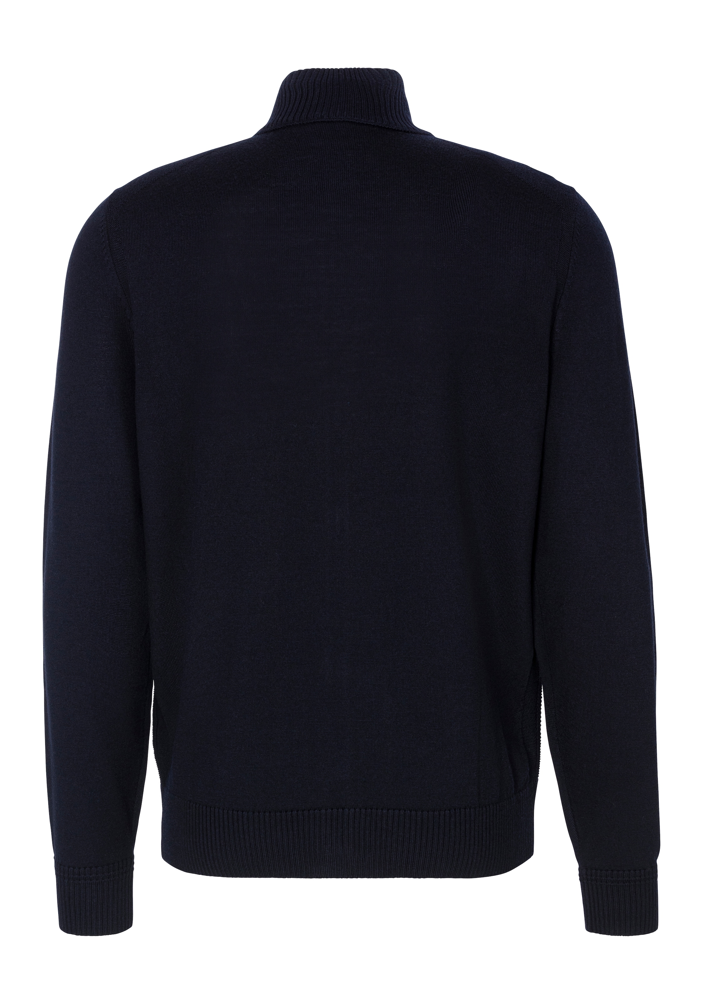 BOSS ORANGE Strickjacke »Avac_FZ«, mit Logostickerei auf der Brust