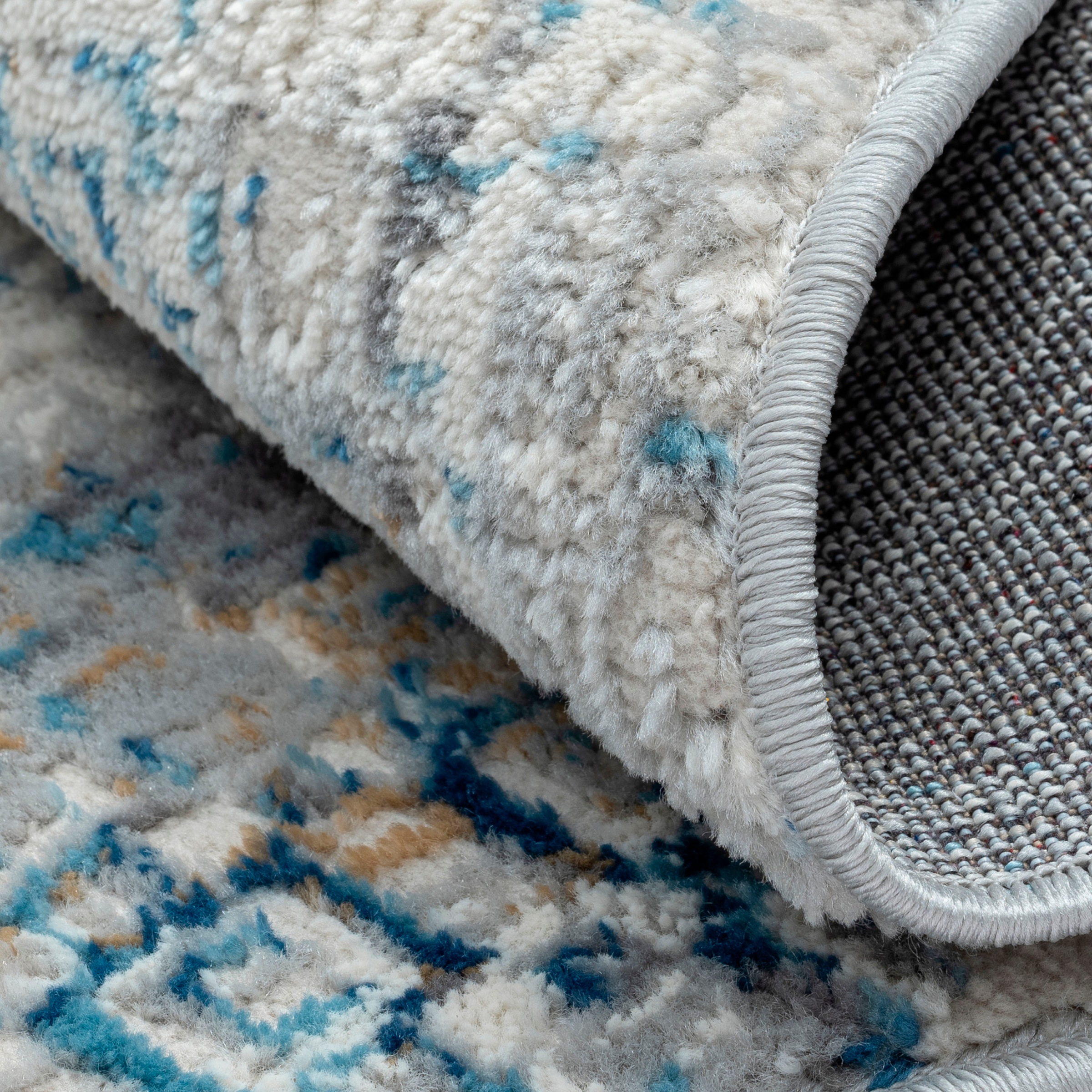 Myflair Möbel & Accessoires Teppich »My Look 2«, rund, 8 mm Höhe, Kurzflor, Ethno-Design, besonders weich durch Microfaser