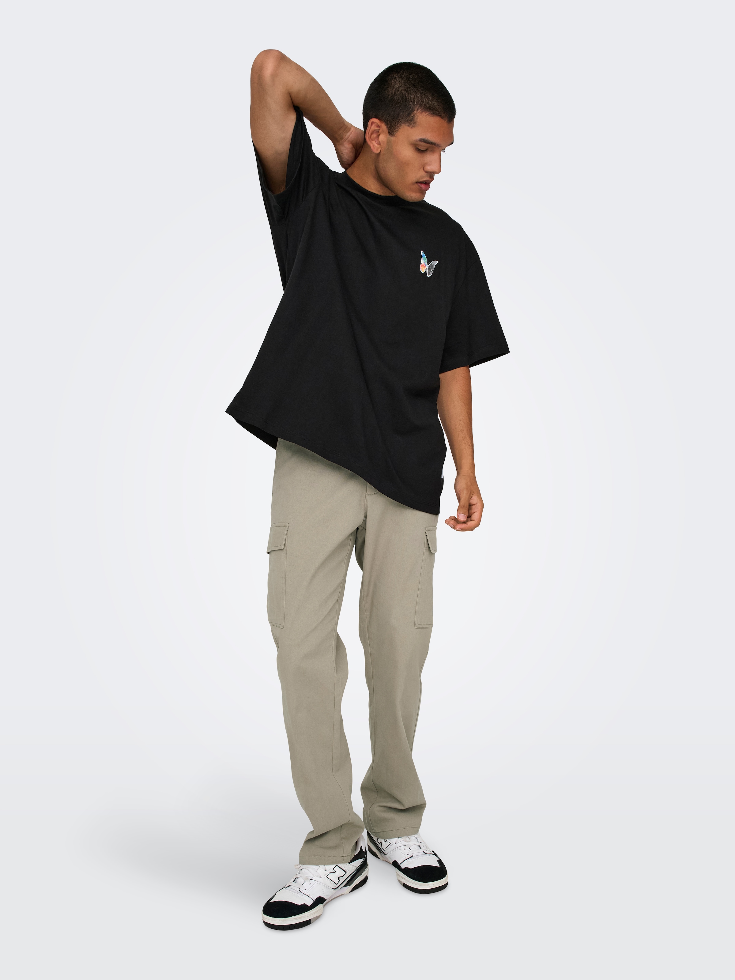ONLY & SONS Cargohose »ONSNICKY CARGO STRAIGHT 0241 PANT NOOS«