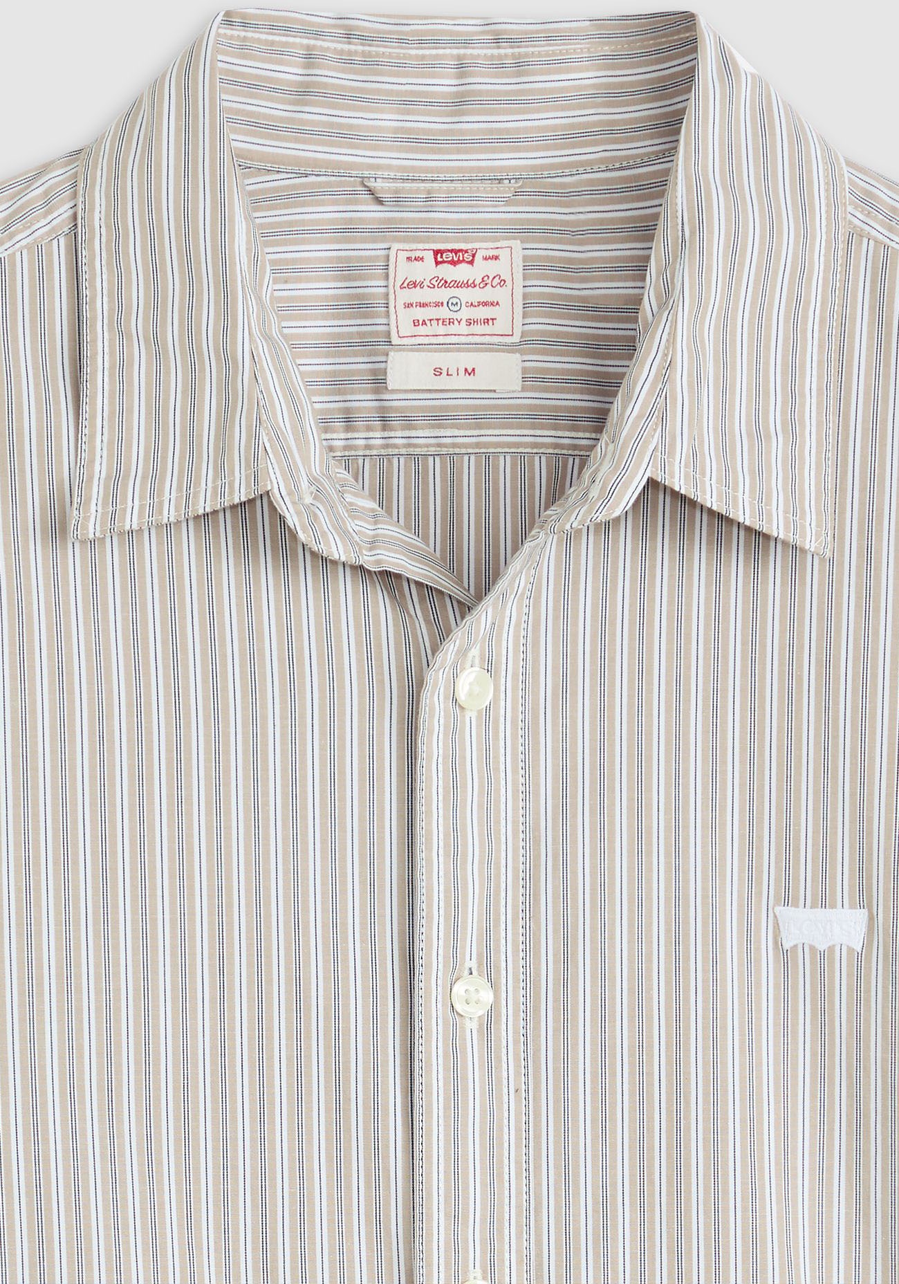 Levi's® Jeanshemd »BATTERY HM SHIRT SLIM«, mit Logobadge