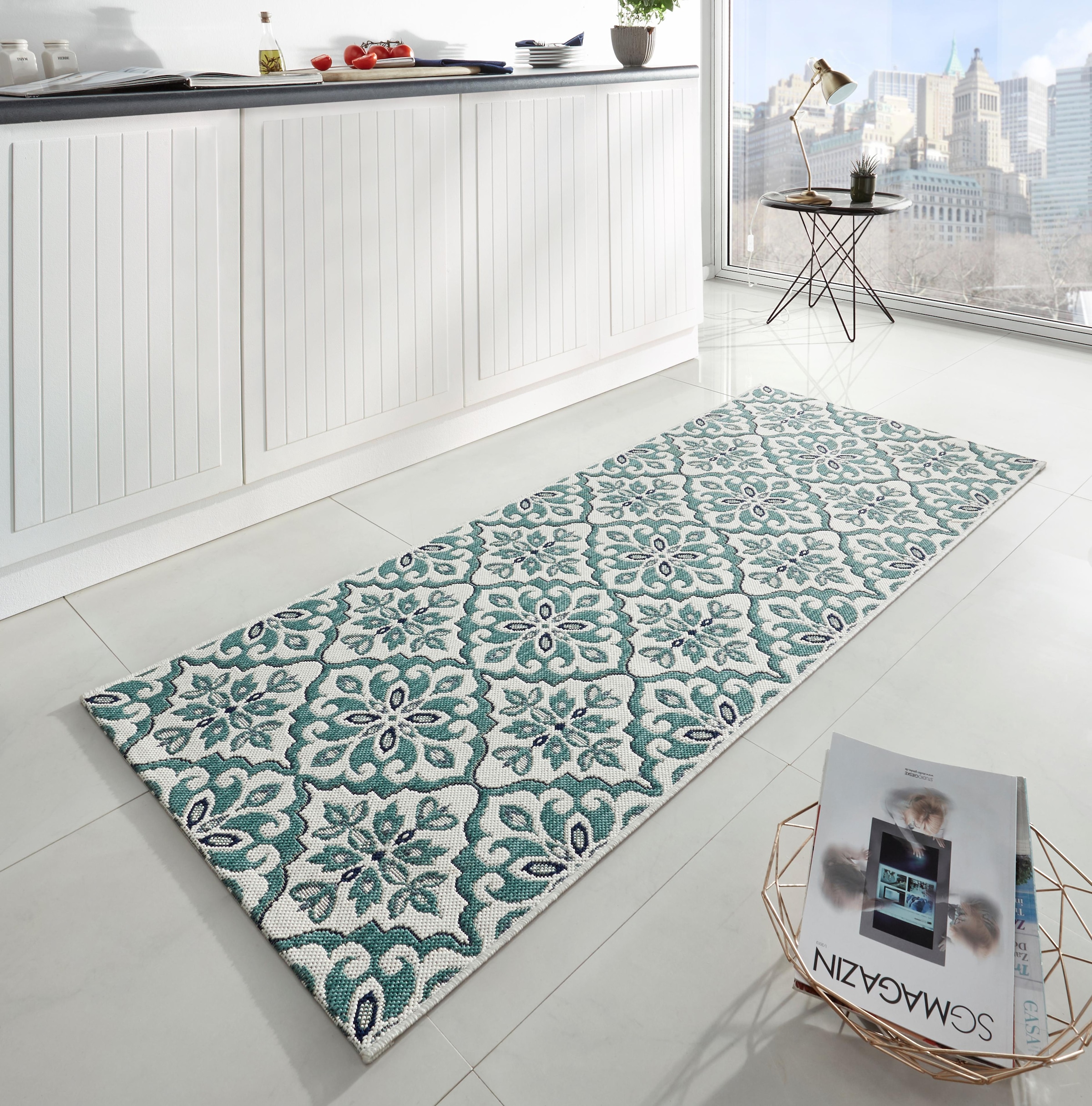 HANSE Home Läufer »Jewels«, rechteckig, 8 mm Höhe, Rutschfest, Küchenteppich, Teppich, Pflegeleicht, Flur, Küche