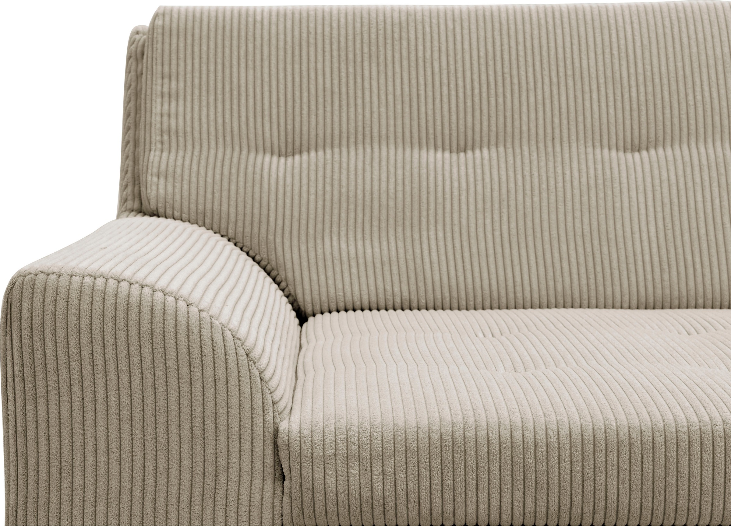 DOMO collection Ecksofa Treviso, wahlweise mit Bettfunktion, incl. Zierkissen