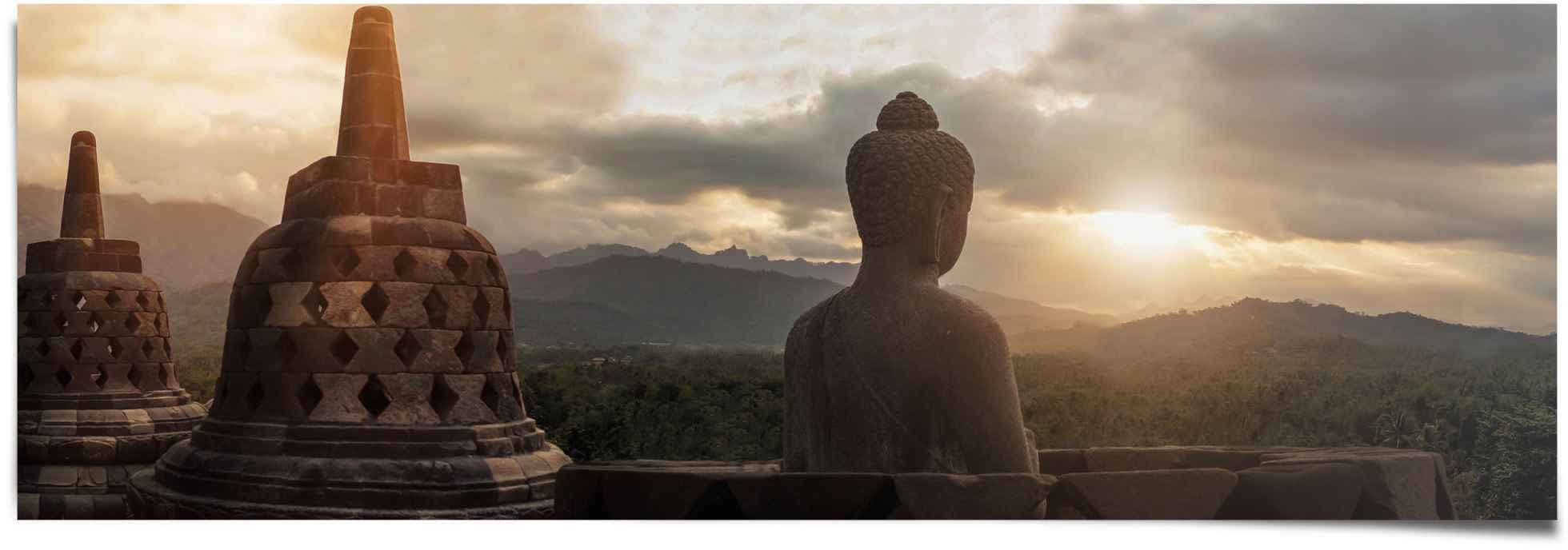 Reinders! Poster »Buddha Tempel Borobudur«, (1 St.)