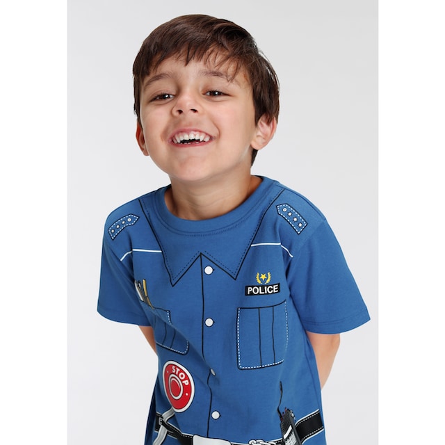 ✵ KIDSWORLD T-Shirt »POLIZEI«, Uniform Druck günstig entdecken |  Jelmoli-Versand