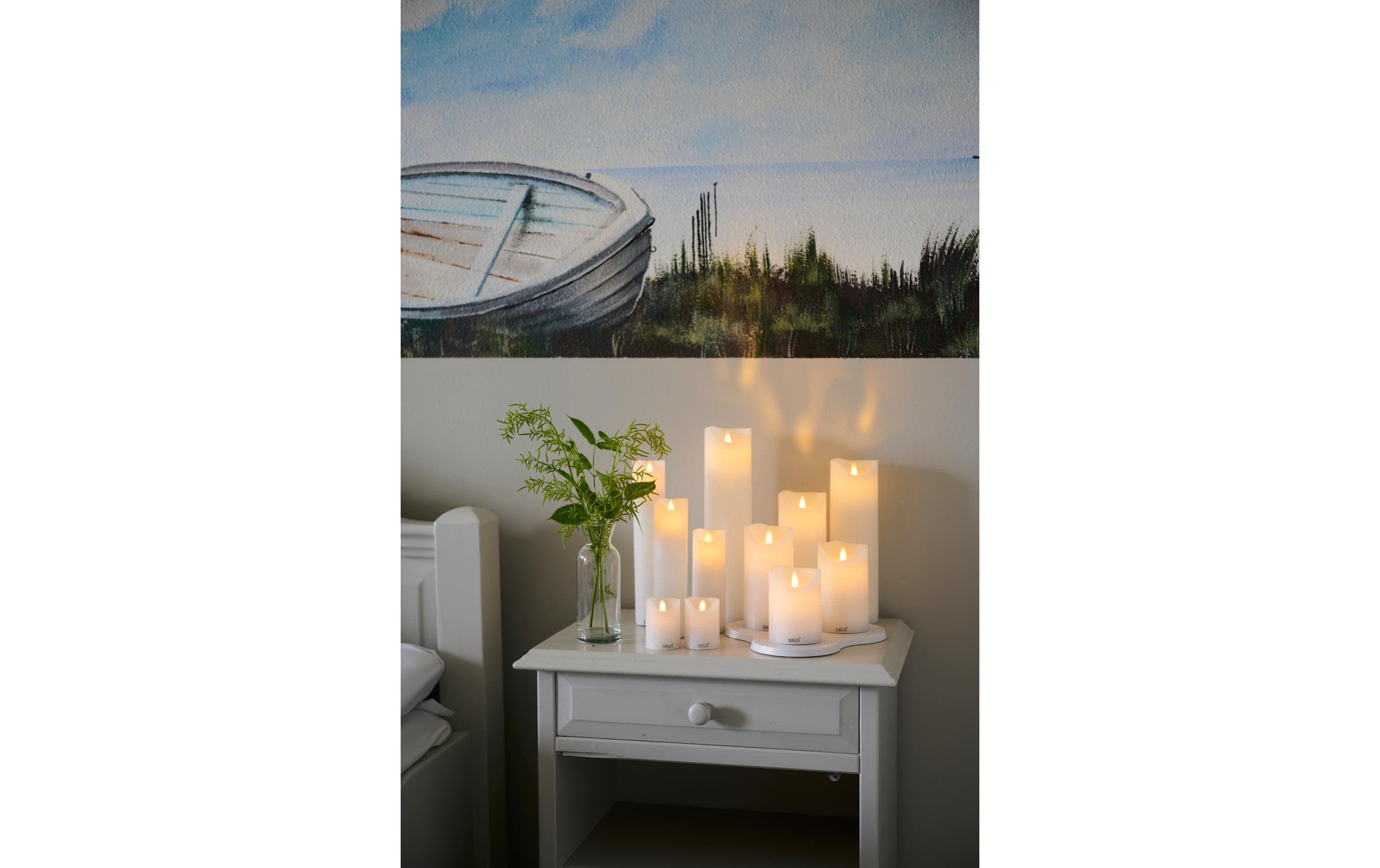 Sirius LED-Kerze »LED-Kerze Sara, Weiss«