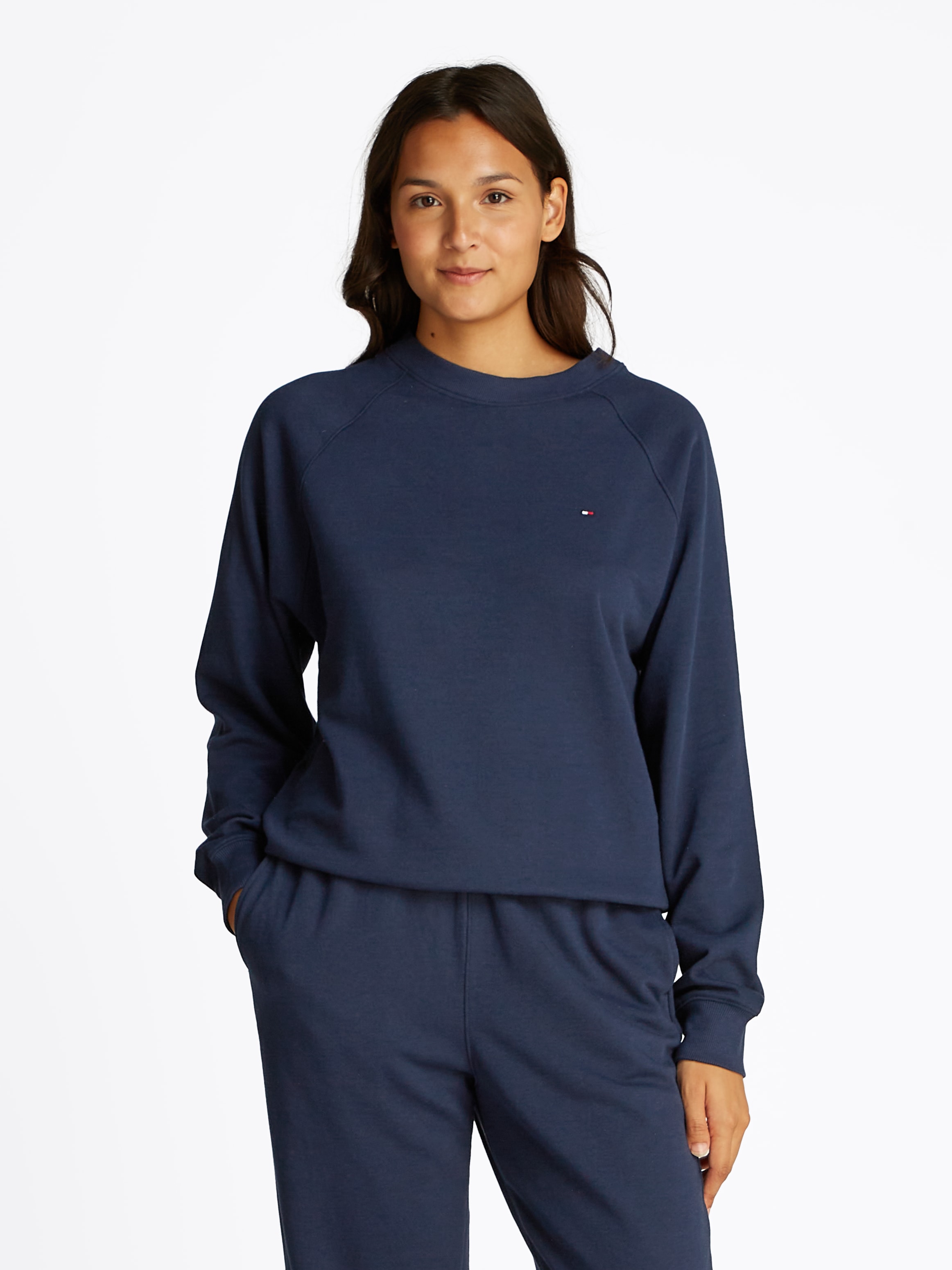 Tommy Hilfiger Underwear Sweatshirt »TRACK TOP«, mit Logostickerei