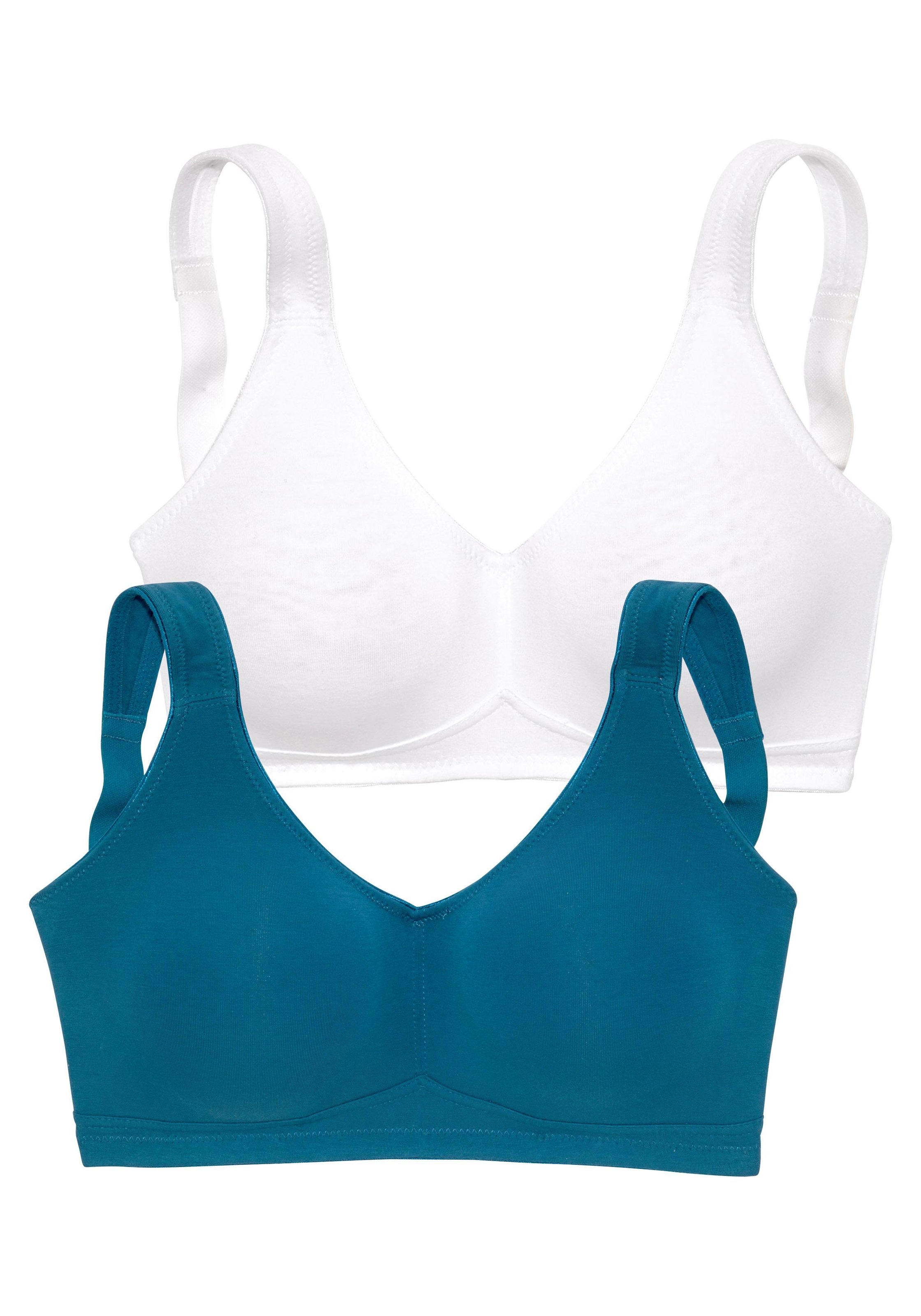 weicher kaufen Bügel, 2 bei ohne online Soft-BH, Jelmoli-Versand aus Stück), (Packung, Basic petite fleur Baumwolle, Dessous Schweiz