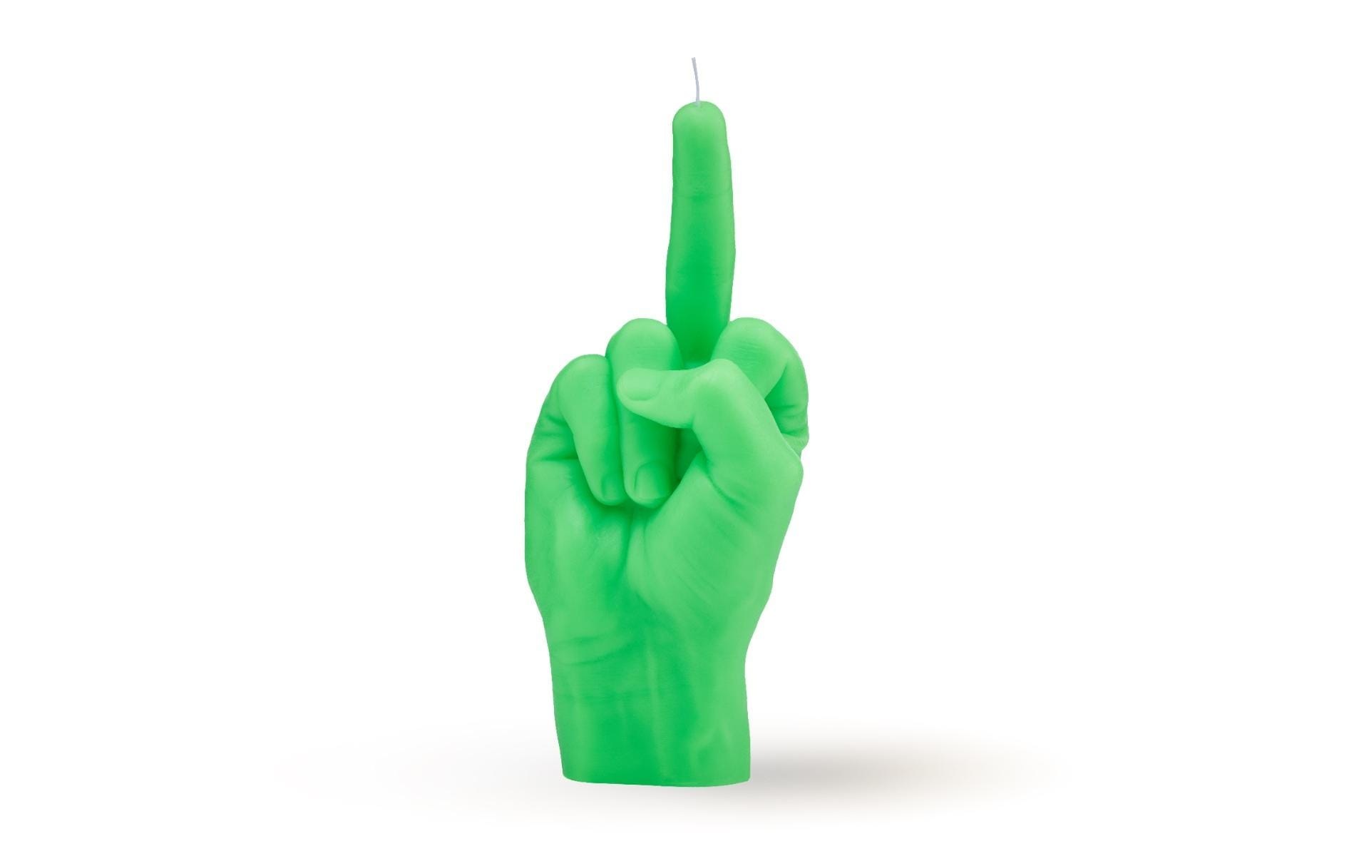 Formkerze »Mandatus Candle Hand F*ck you«