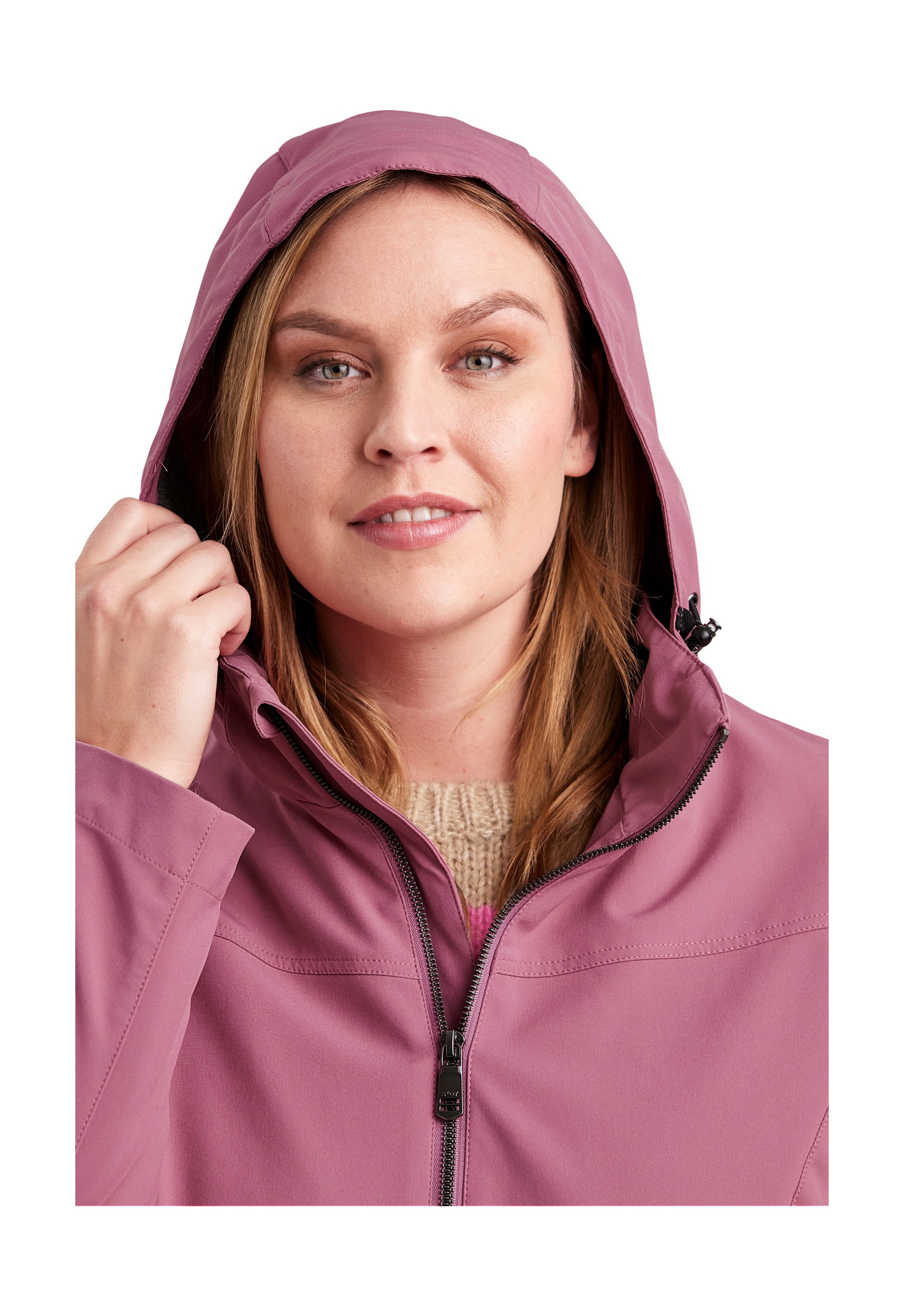 STOY Softshelljacke »STS 1 WMN SFTSHLL JCKT«, Damen Softshelljacke: wasserabweisend, winddicht, atmungsaktiv