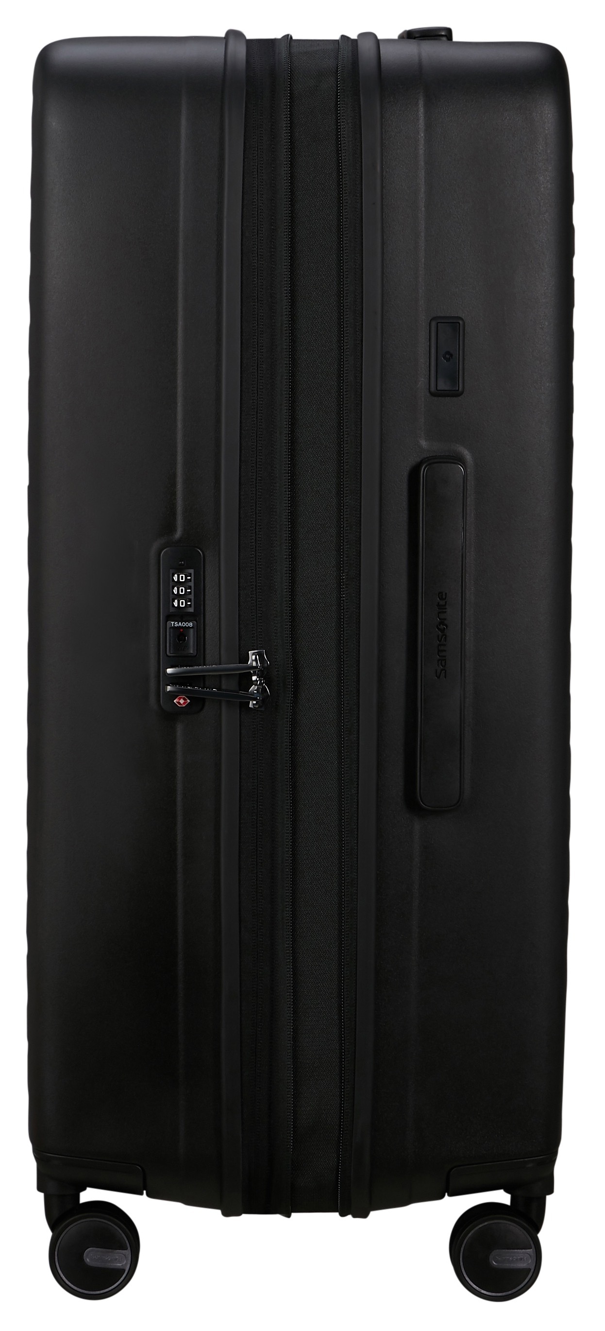 Samsonite Hartschalen-Trolley »RESTACKD, verschiedene Grössen und Farben«, (mit Packtaschen), 4 Rollen, Reisekoffer mit TSA Schloss Volumenerweiterung Packtaschen