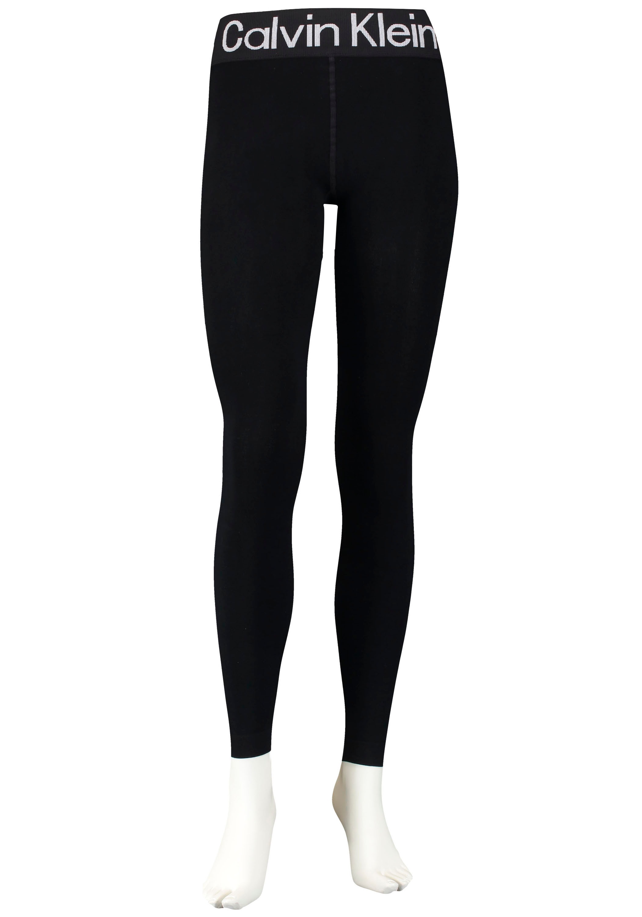 Calvin Klein Leggings breiter Logobund, weich, elastisch, Cotton-Mix