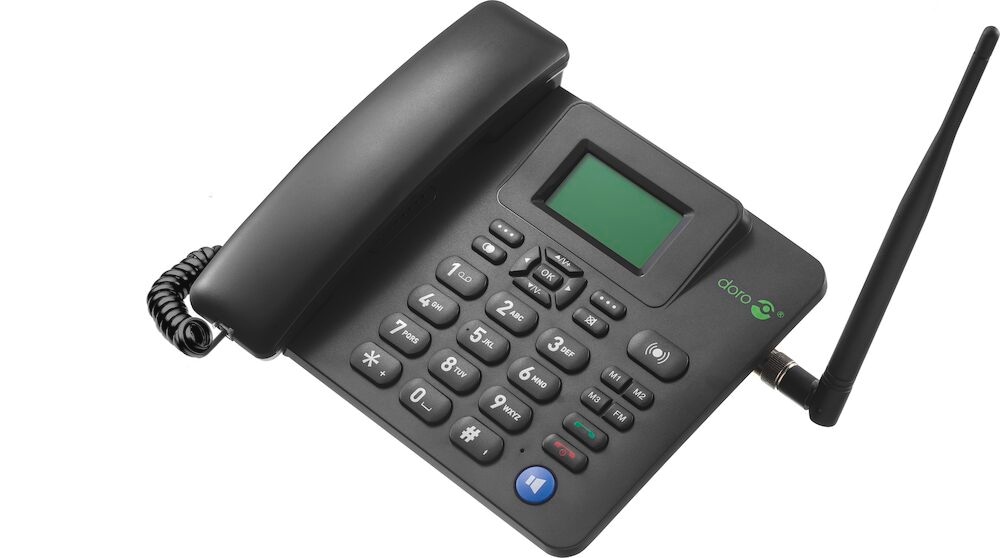 Doro Handy »4100H GSM Tisch Telefon«, Schwarz