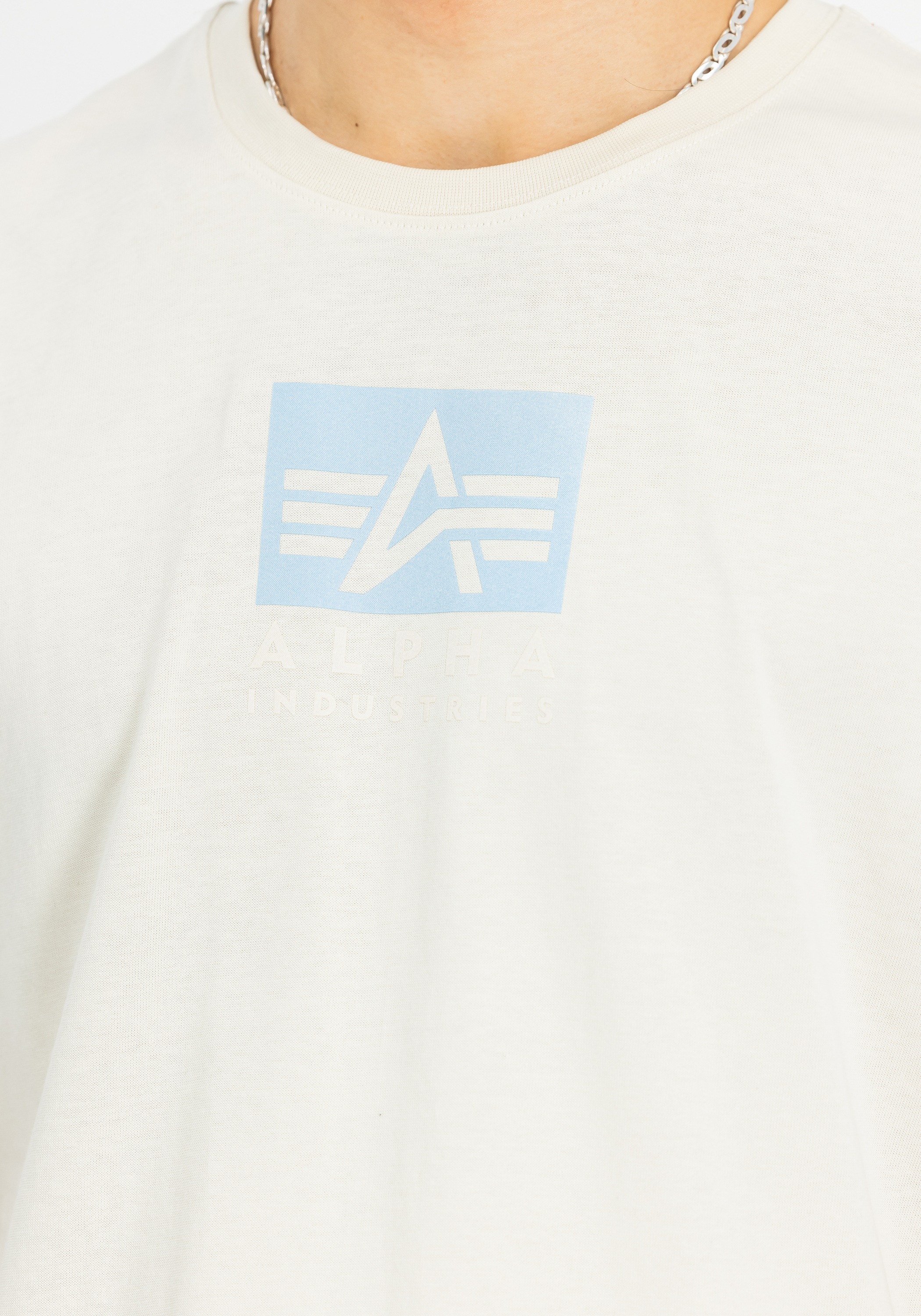 Alpha Industries T-Shirt »Alpha Industries Men - T-Shirts Satin Logo T-Shirt«