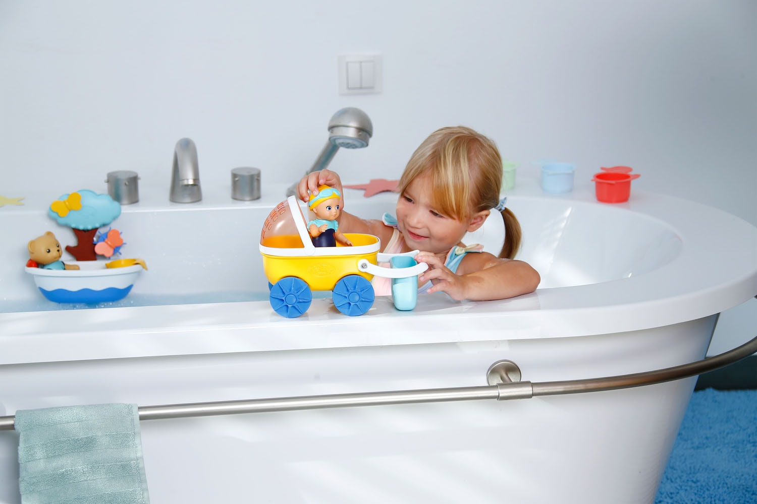 Baby Born Badespielzeug »Splish Splash Kinderwagen mit Emma«