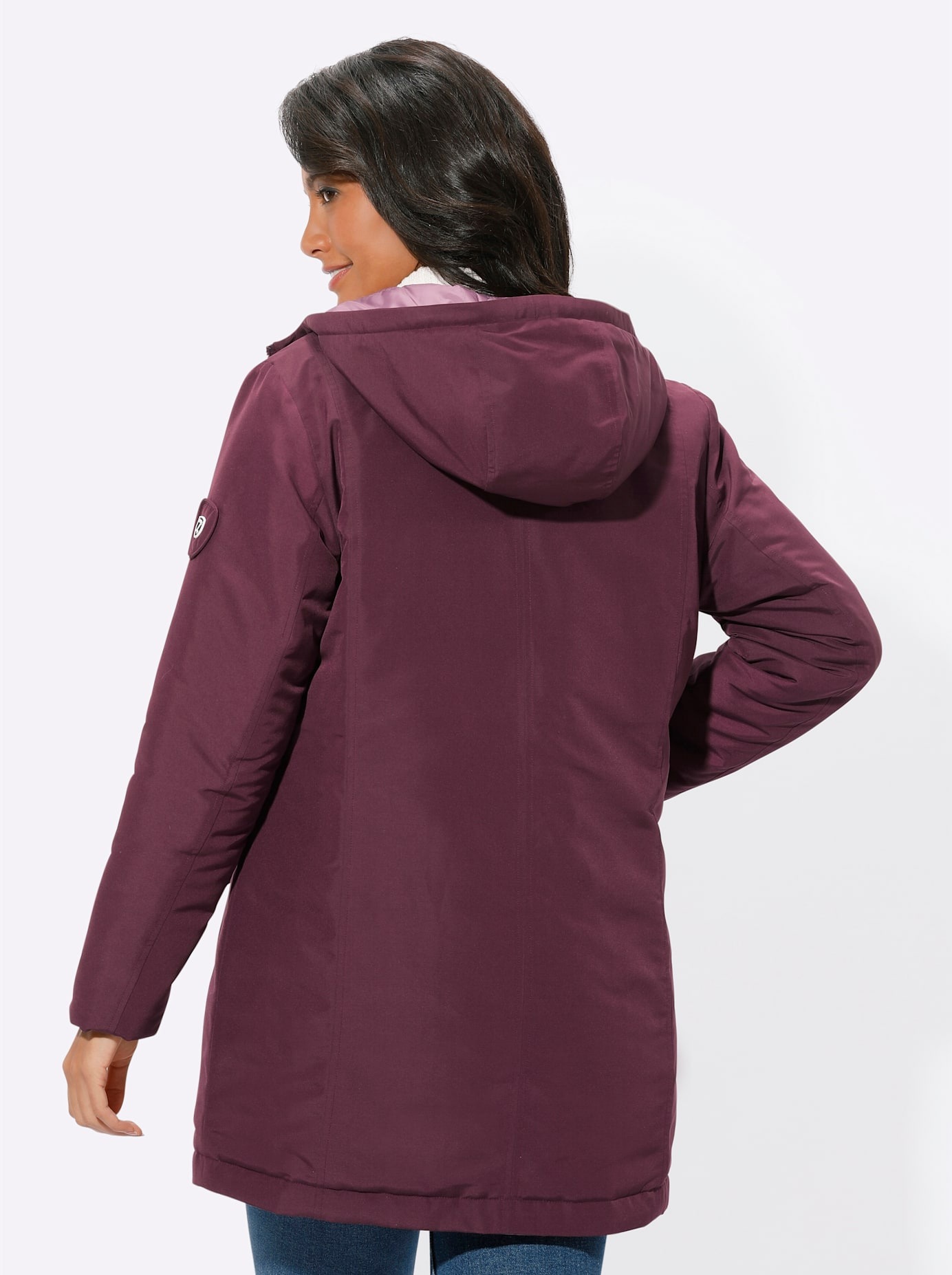 Casual Looks Wendejacke mit Kapuze