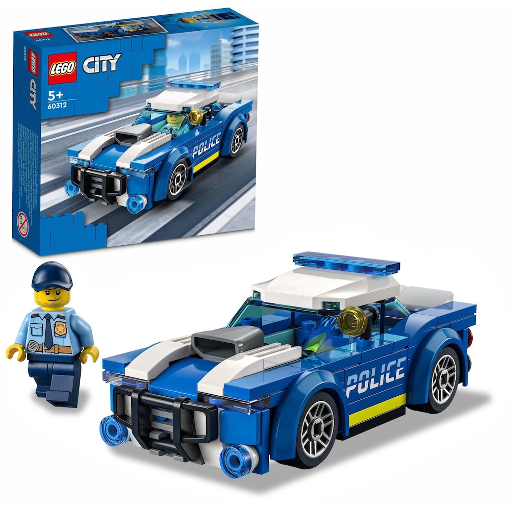 LEGO® Konstruktionsspielsteine »Polizeiauto (60312), LEGO® City«, (94 St.) kaufen