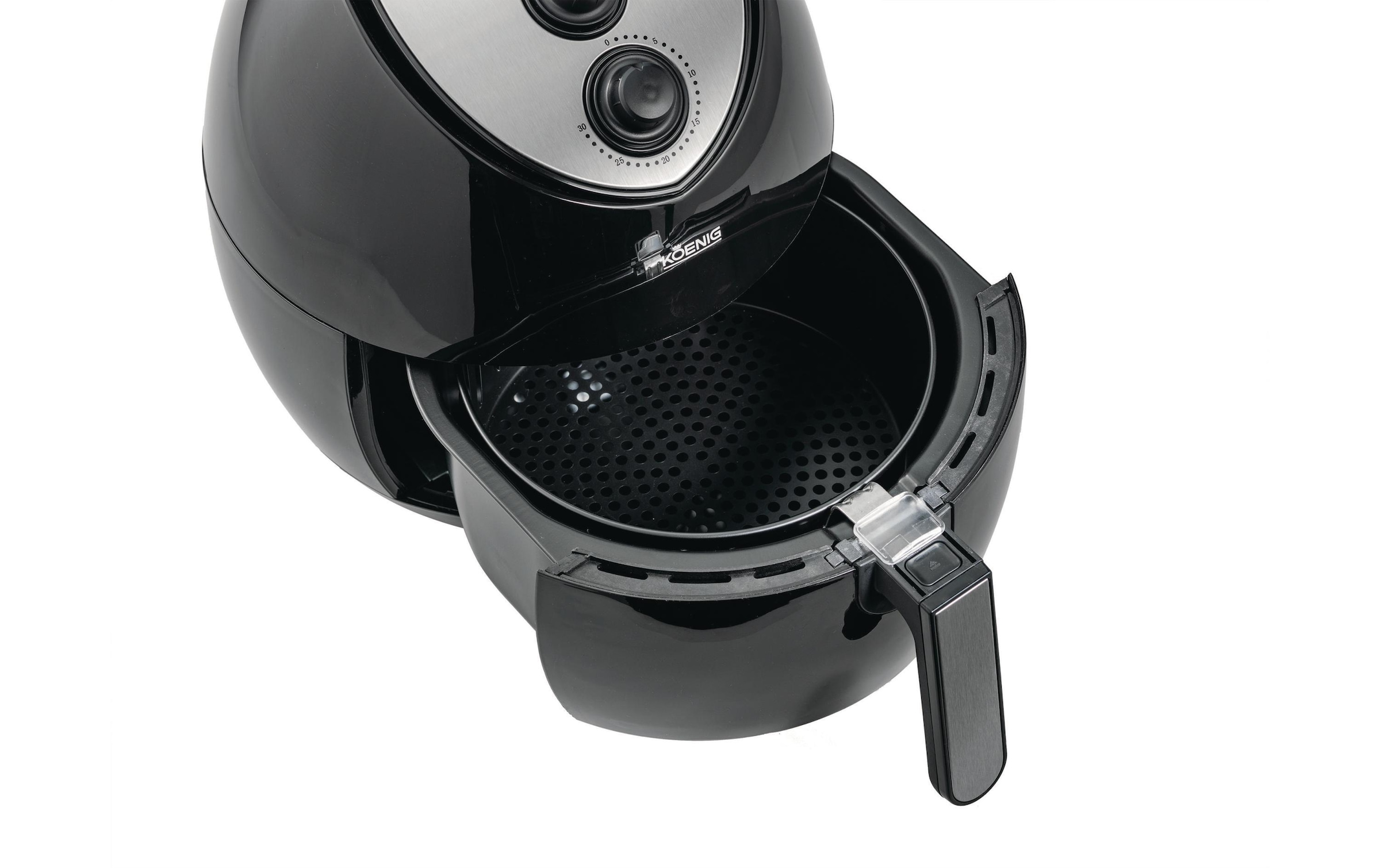 KOENIG Heissluftfritteuse »Quick Pure, 2, 1 kg«, 1500 W, Fassungsvermögen 3,2 l