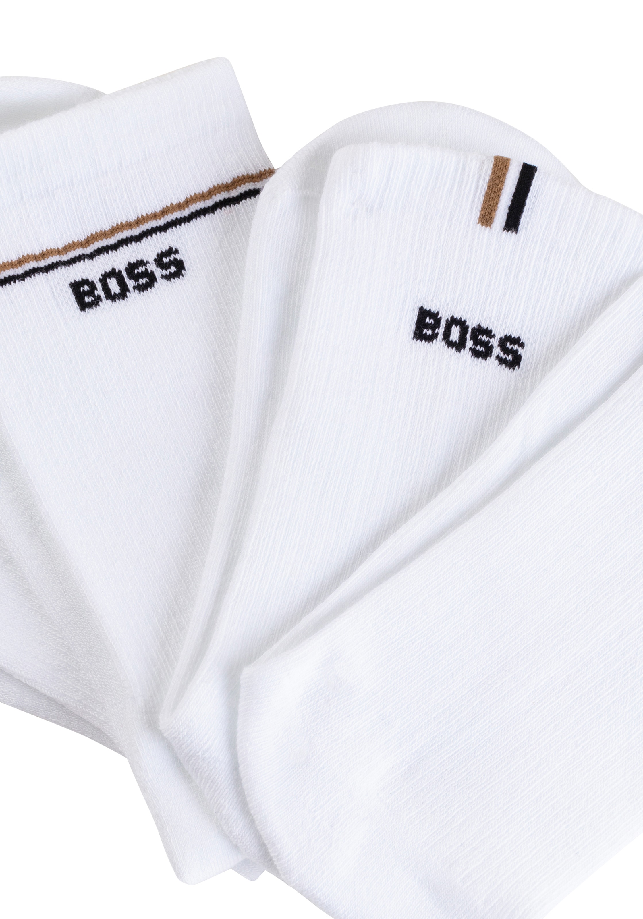 BOSS Socken »2P QS Iconic CC W«, (Packung, 2 Paar, 2er), mit BOSS-Logoschriftzug
