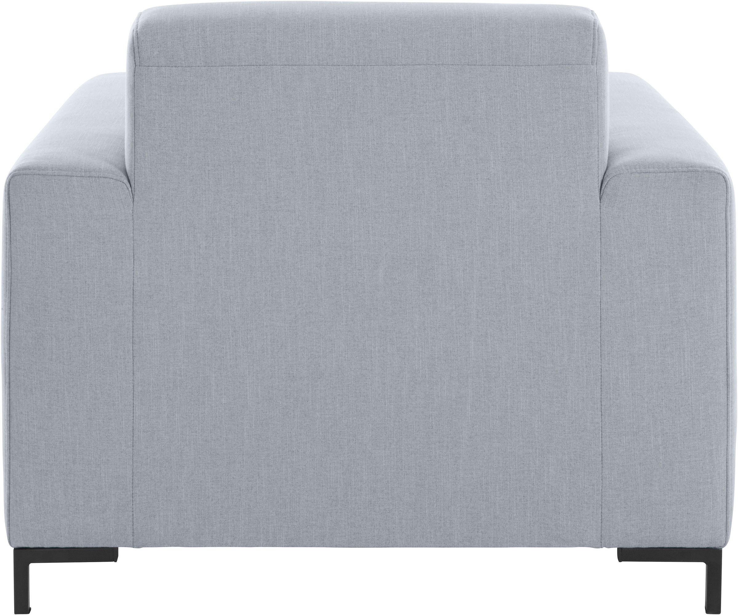 GOODproduct Sessel »Grazzo Loungesessel, moderne Sitzheftung, bequemer Einzelsessel«, hochwertige Stoffe aus recyceltem Material, Steppung im Sitzbereich