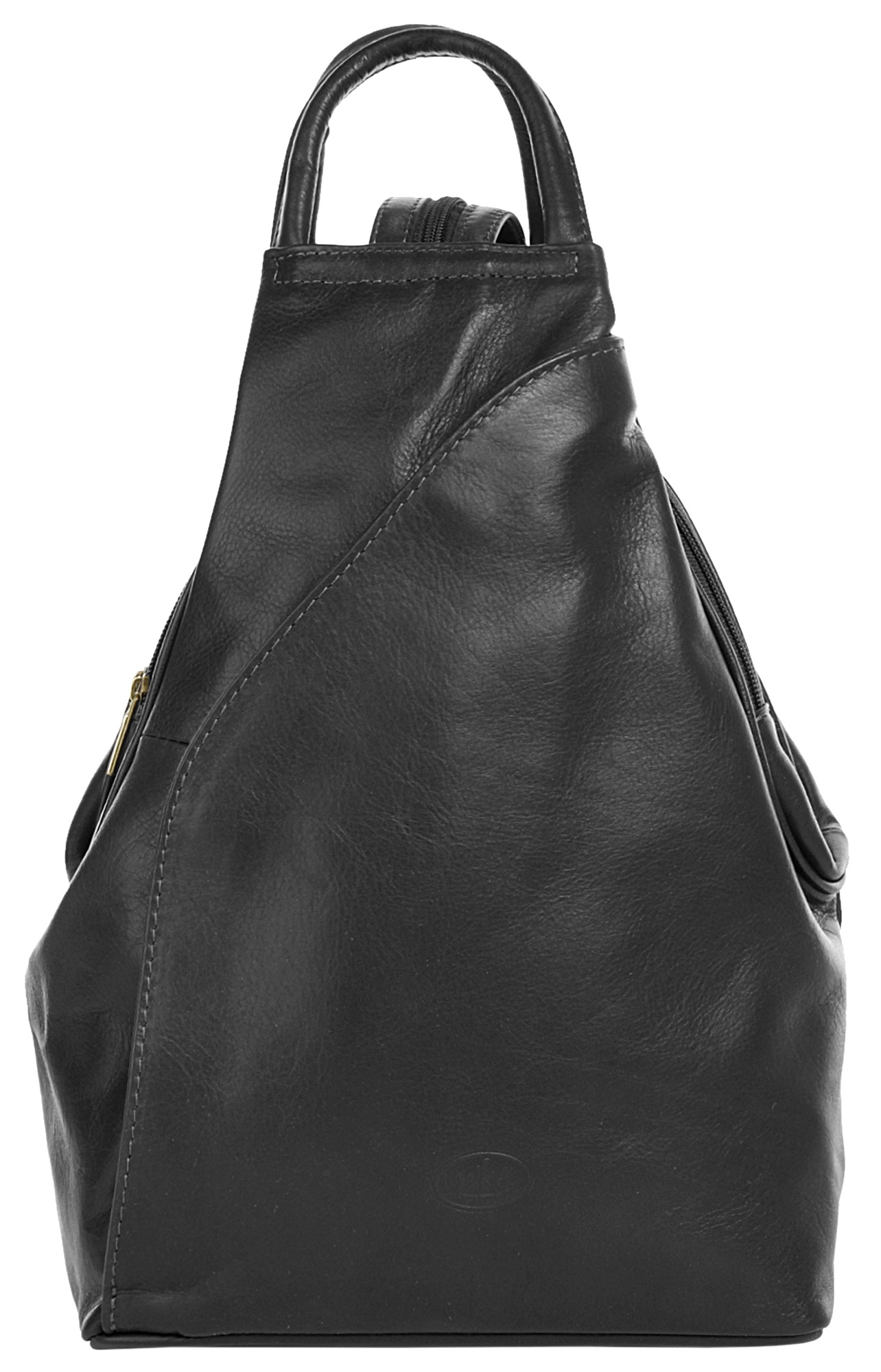 Piké Cityrucksack "PIKÉ Damen Rucksack echt Leder, Made in Italy" echt Leder, Made in Italy