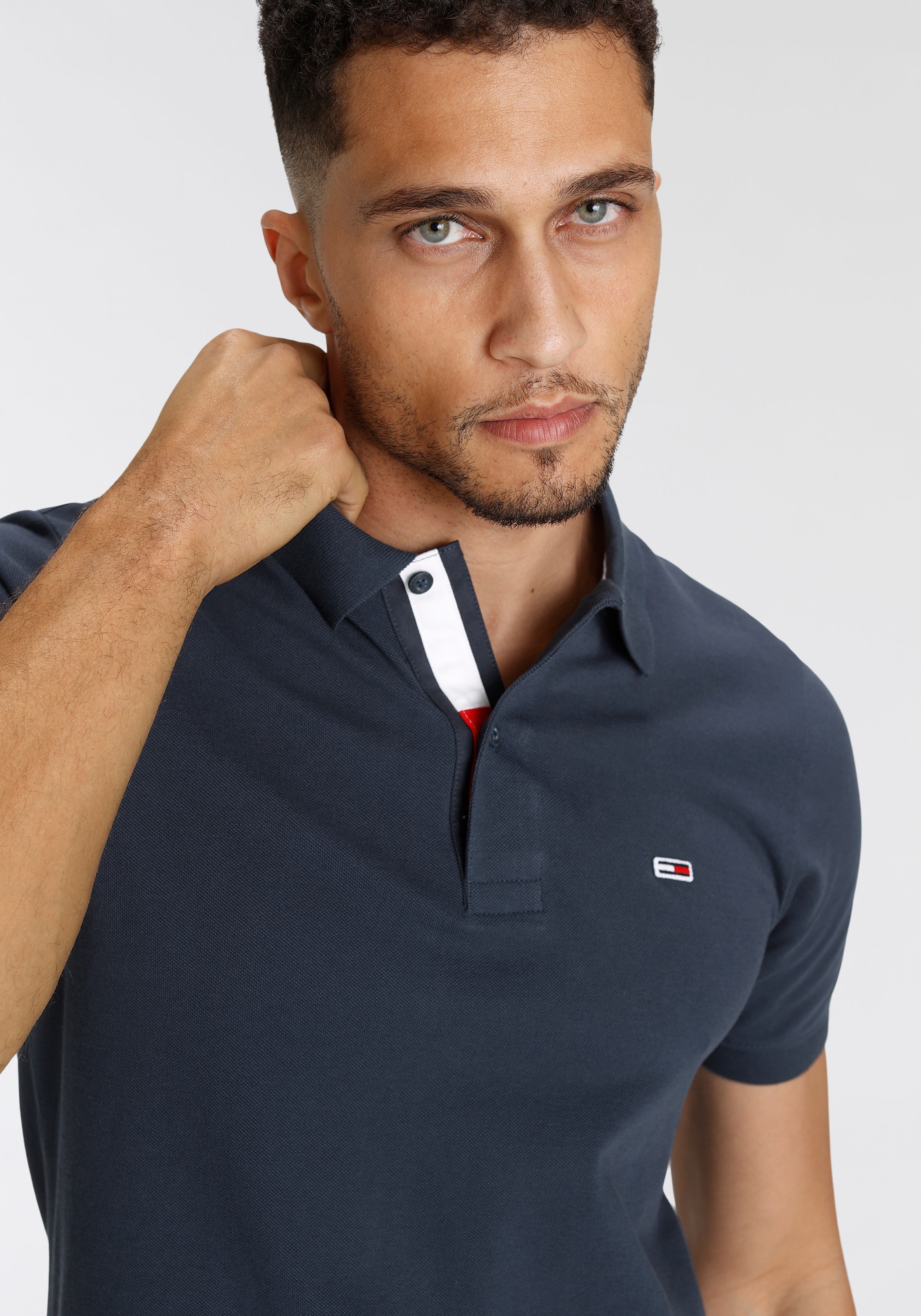 Tommy Jeans Poloshirt »TJM SLIM PLACKET POLO«