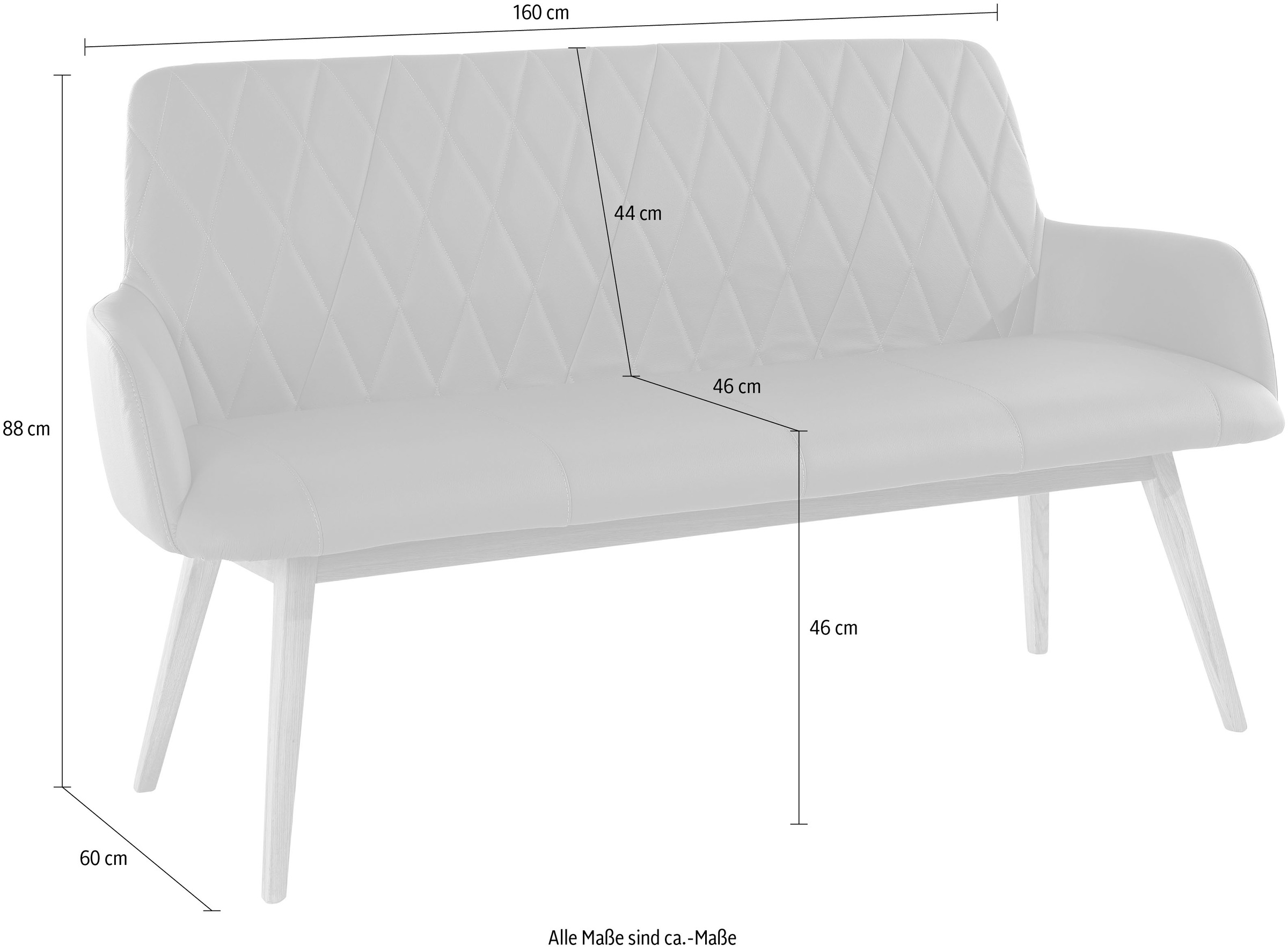 Home affaire Sitzbank »Brest«, Schuhbank, Garderobenbank, Bank Breite 160 cm