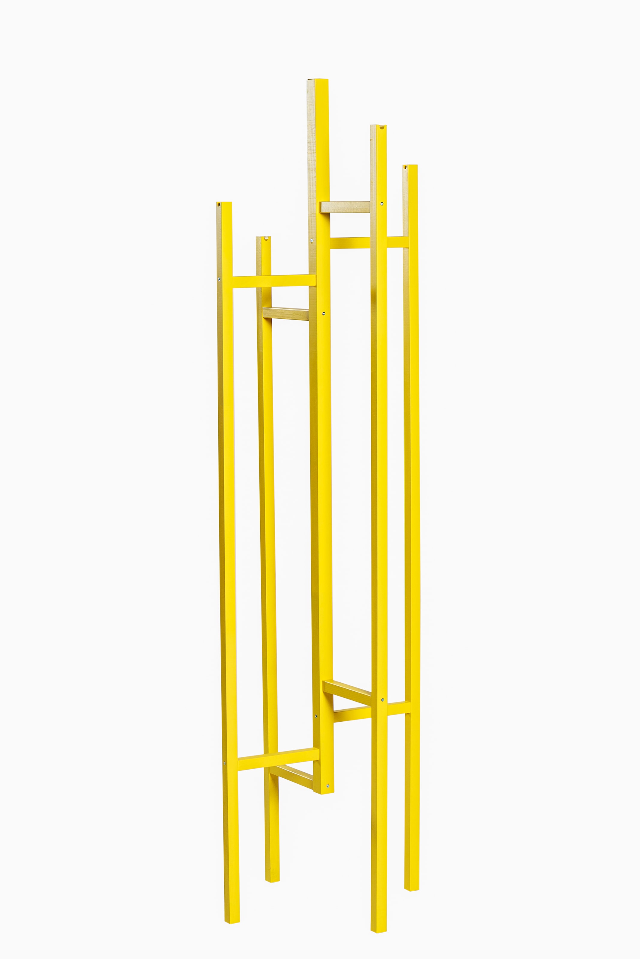 andas Garderobenständer, im skandinavian Design, aus keilverzinkter massiver Buche