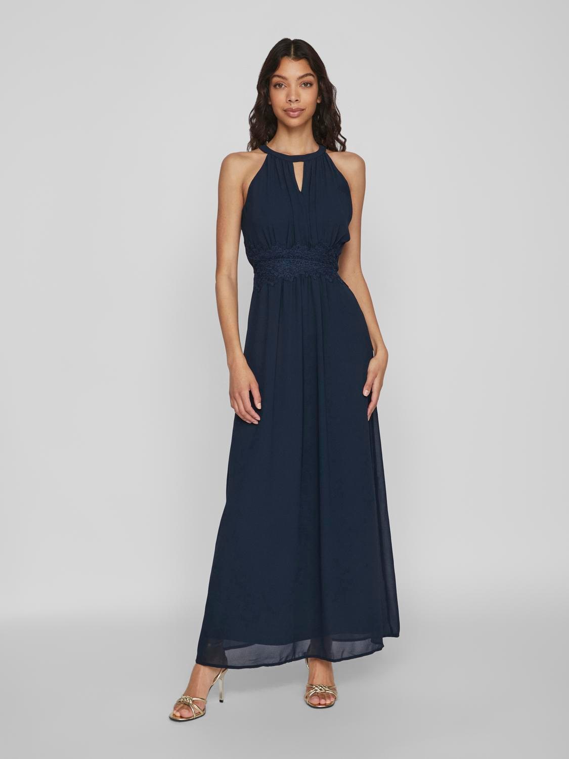 Vila Maxikleid »VIMILINA HALTERNECK MAXI DRESS - NOOS«