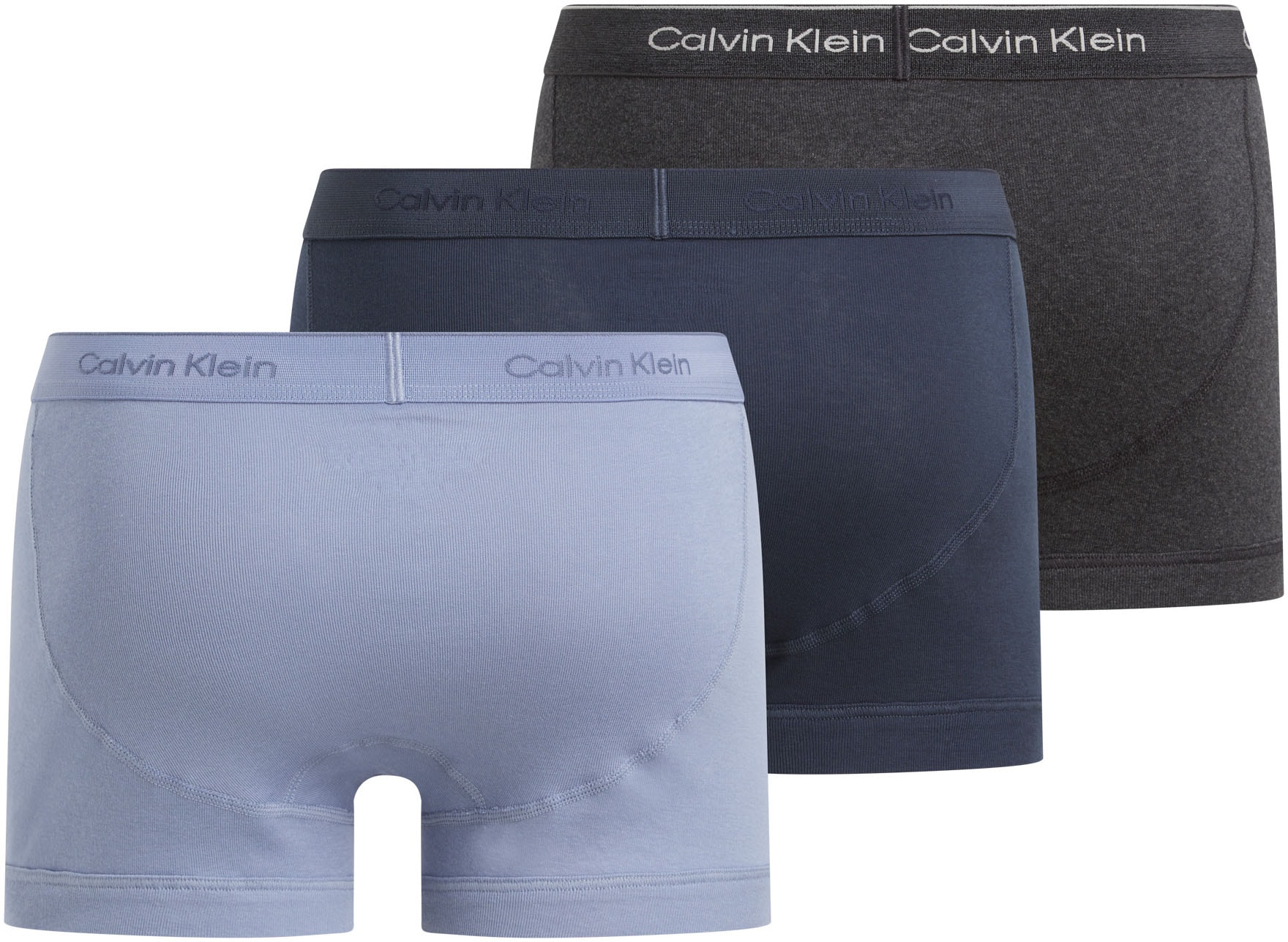 Calvin Klein Underwear Trunk »TRUNK 3PK«, (Packung, 3er-Pack), mit Logo-Elastikbund