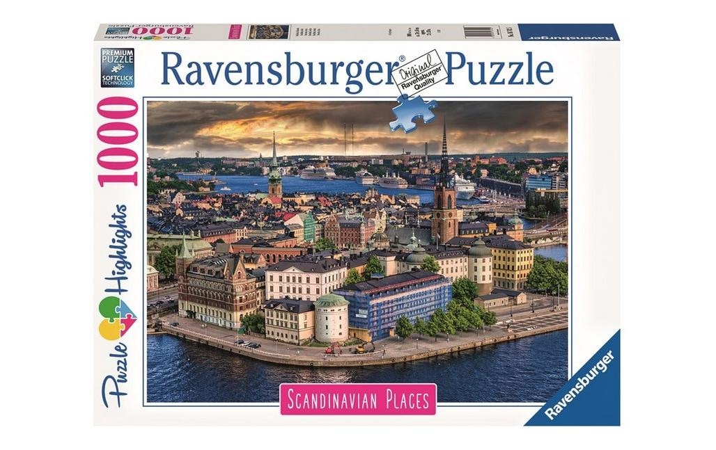 Ravensburger Puzzle »Puzzle Stockholm, Schweden«, (1000 tlg.)