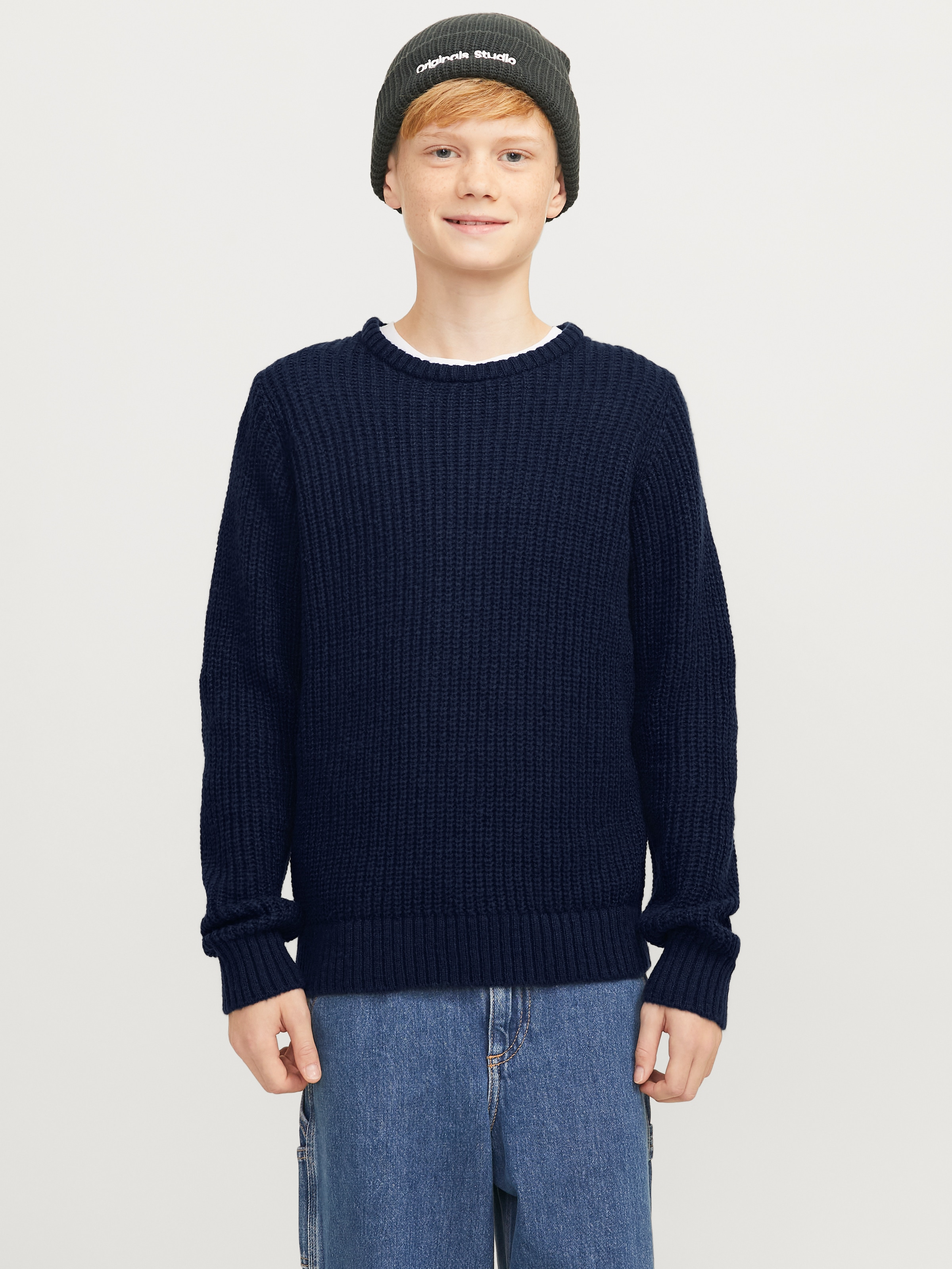 Rundhalspullover »JJJONES KNIT CREW NECK JNR«