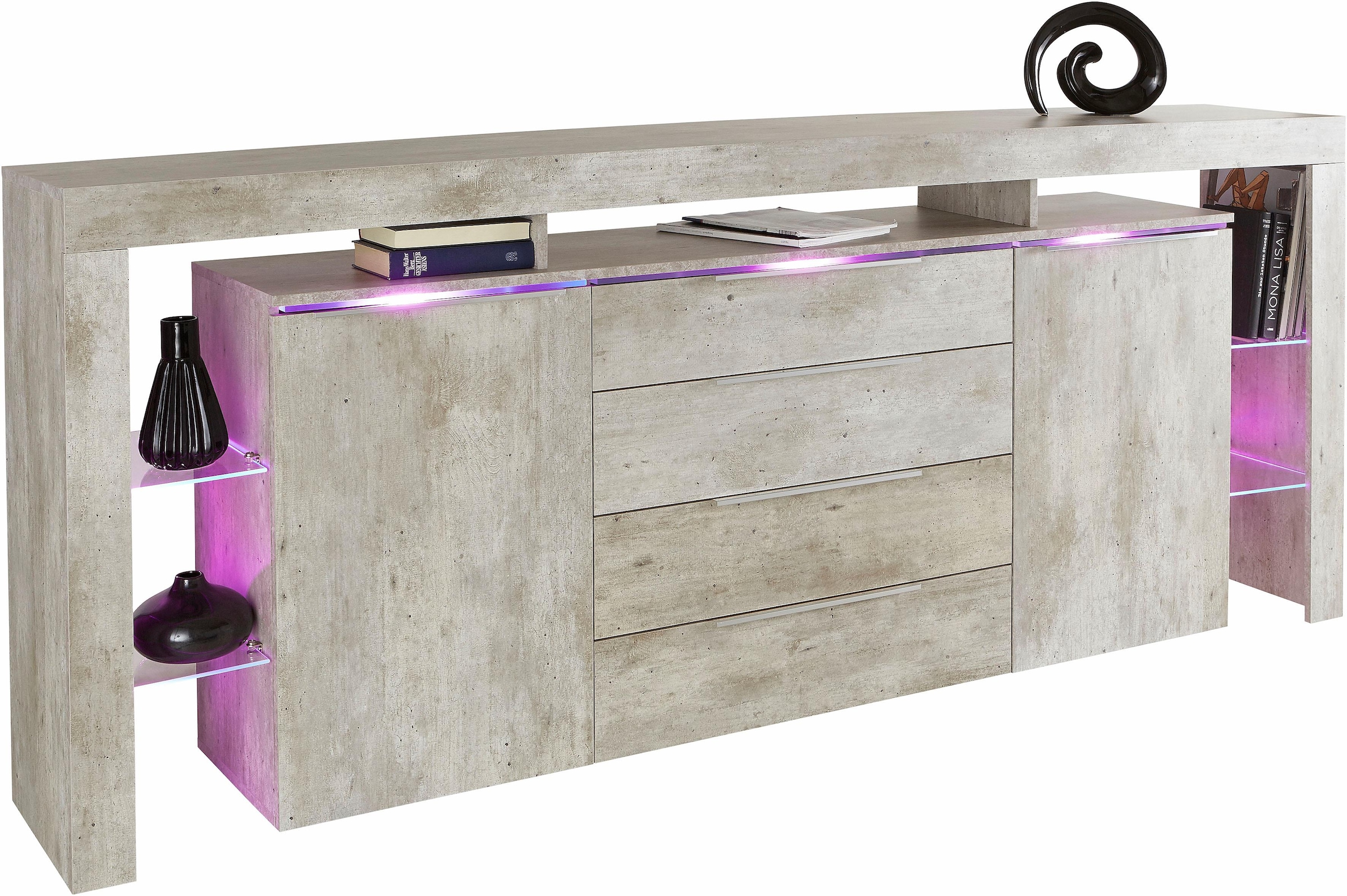 borchardt Möbel Sideboard »Lima«, (192 oder 220 cm)