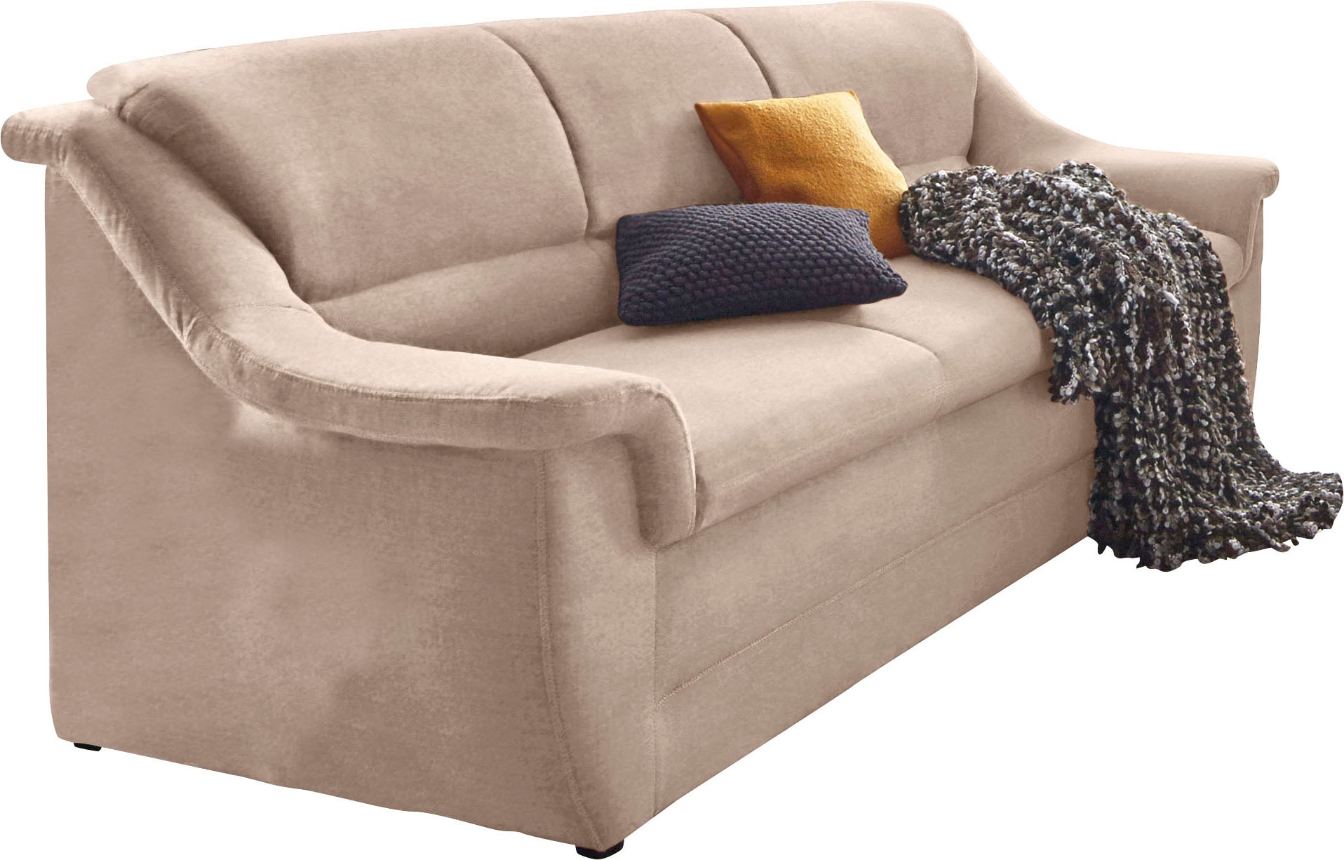 DOMO collection 3-Sitzer »Lale formschönes und komfortables Sofa, zeitlos und elegant,«, optimal für kleinere Räume