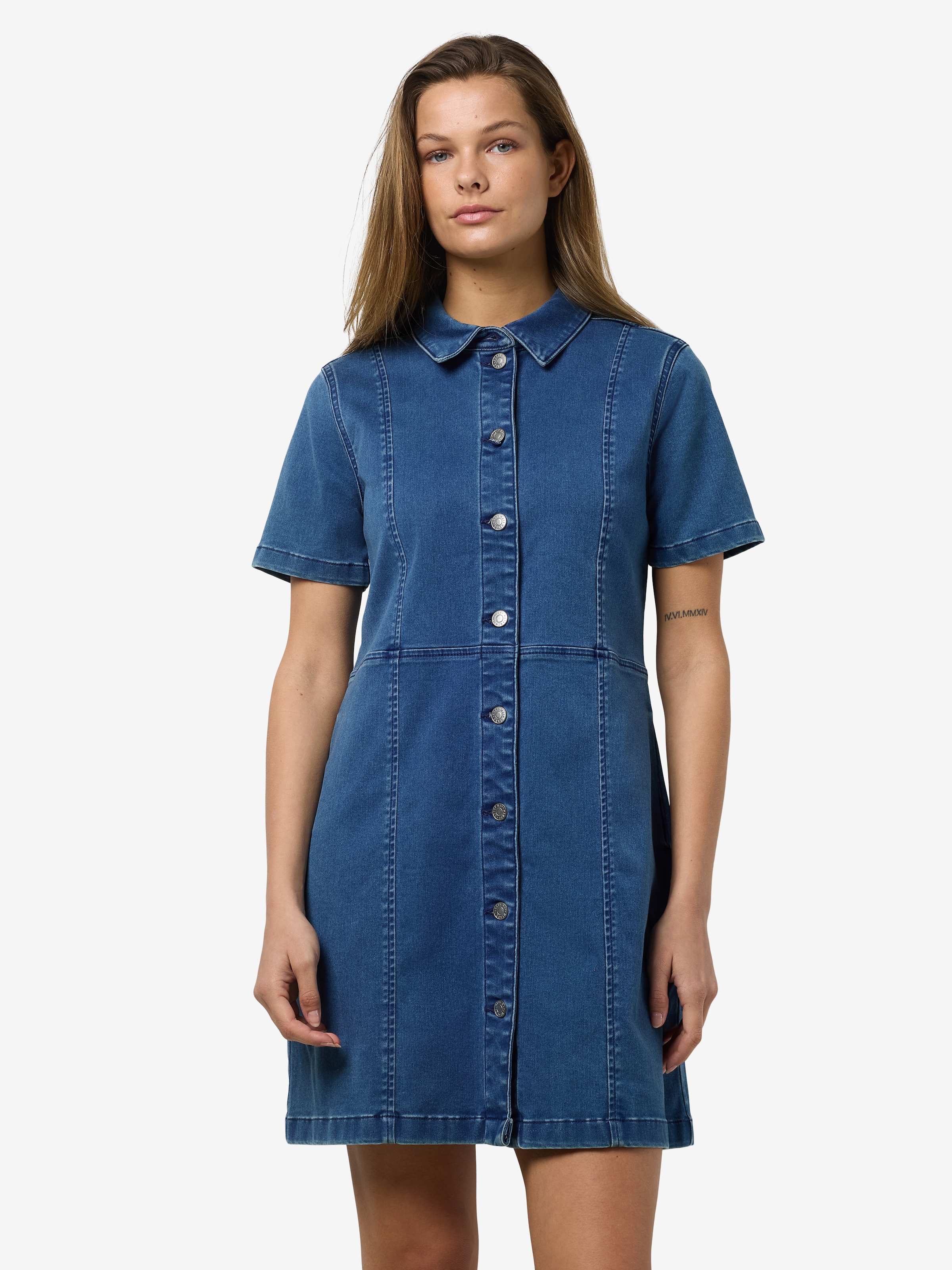 Noisy may Jeanskleid »NMNISA S/S SLIM DENIM DRESS VI534MB NOOS«