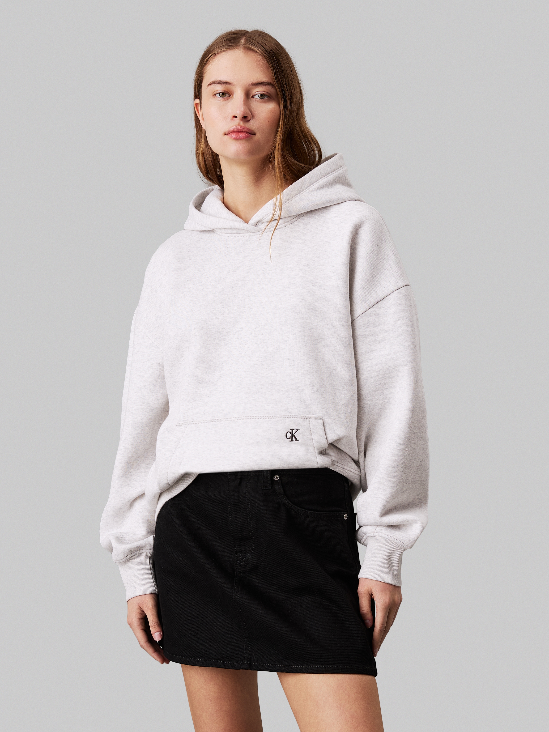 Calvin Klein Jeans Kapuzensweatshirt »MIXED LOGO RELAXED HOODIE«, mit Backprint